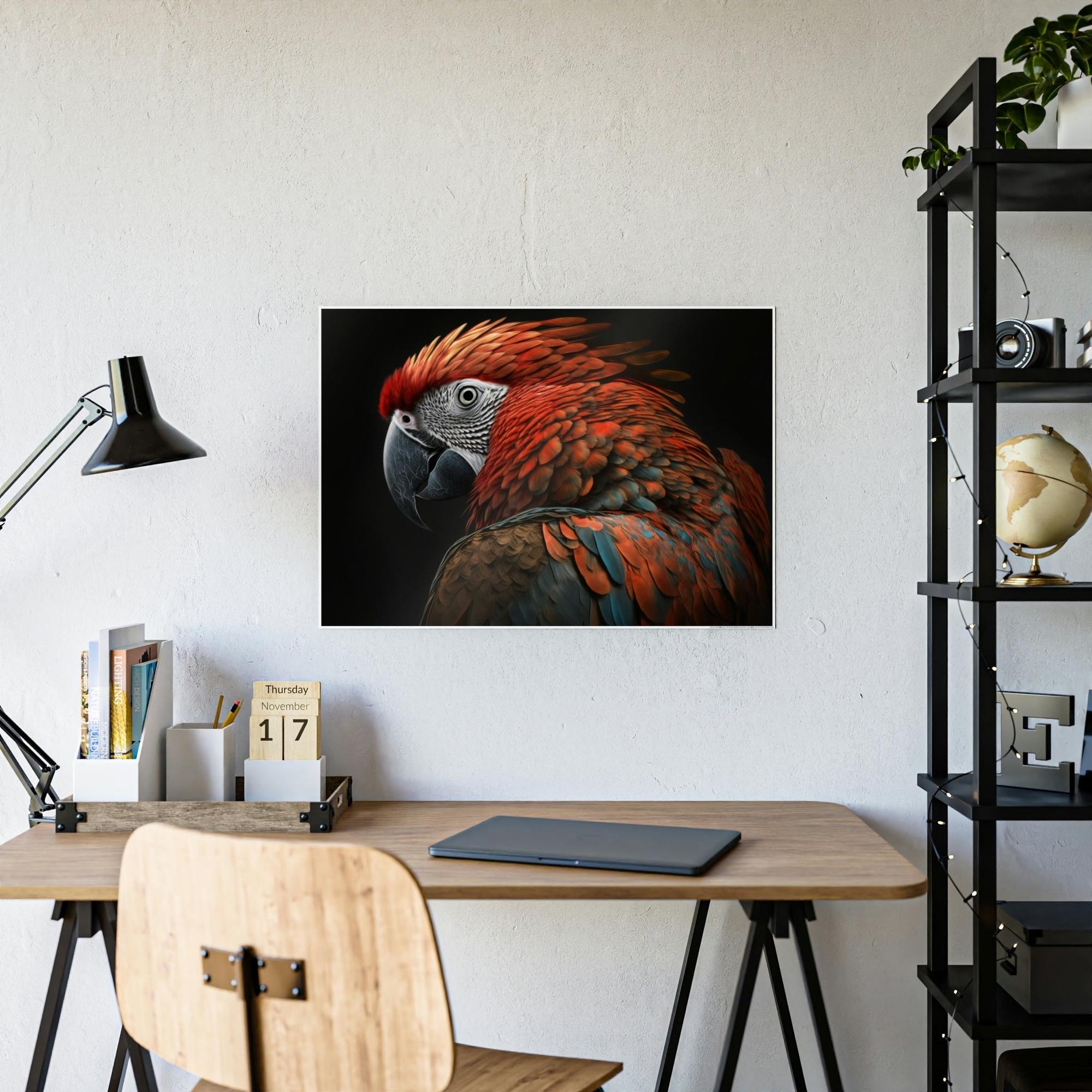 Parrots Parrot Portrait: A Canvas of Individuality and Personality in the Jungle