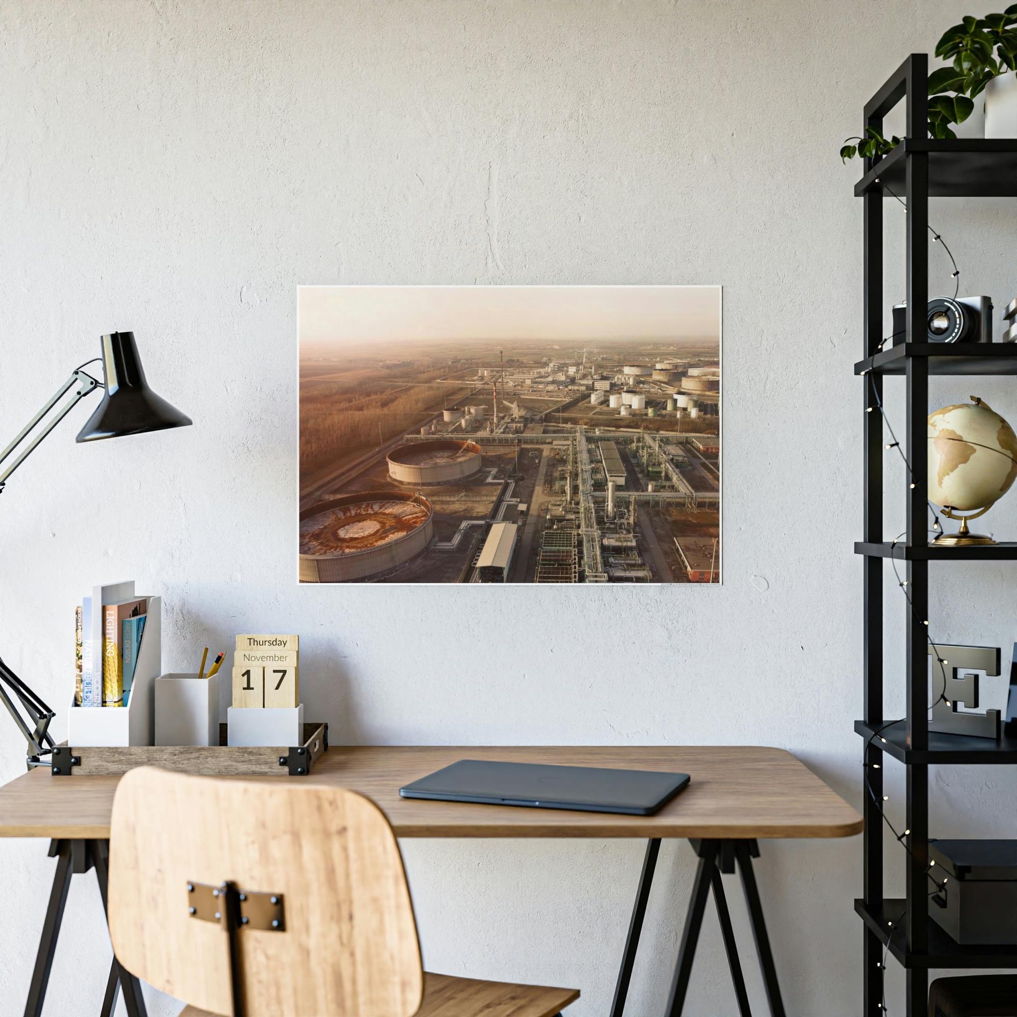 Pelicans Industrial Chic: A Canvas Modernity