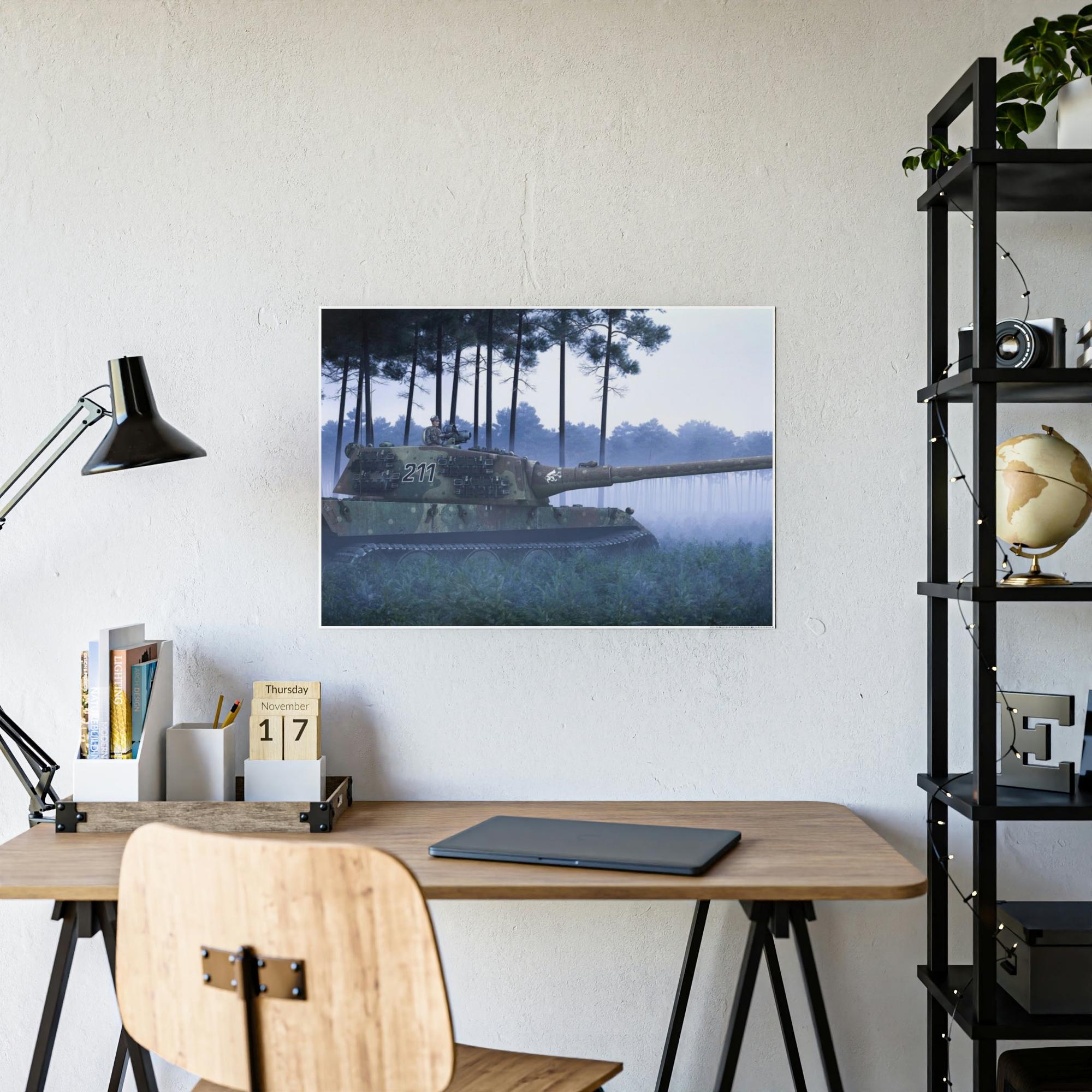 World Of Tanks Victory Unveiled: Striking World of Tanks Art Print on Canvas