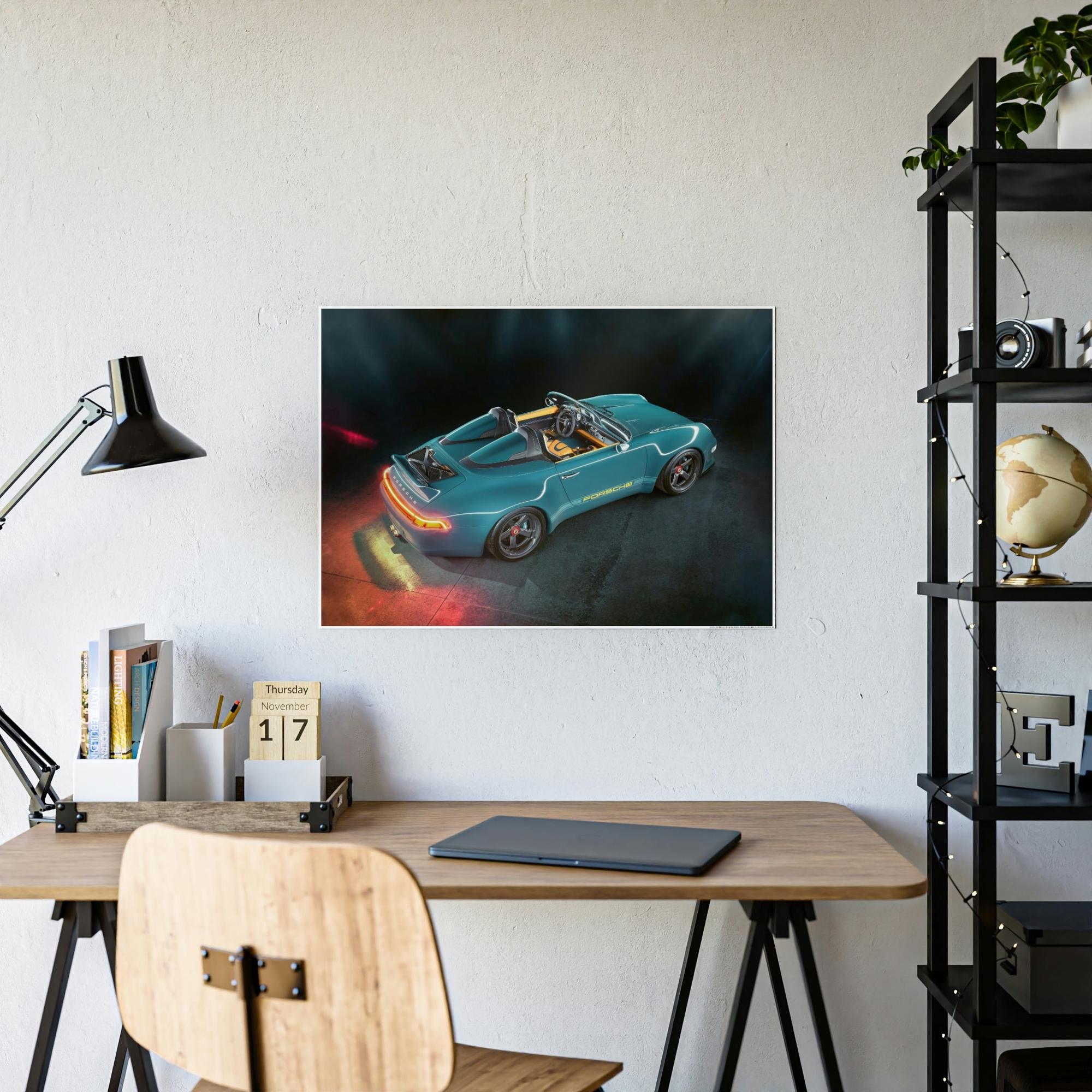 Porsche The Perfect Porsche: Museum-Quality Art Print for Auto Aficionados