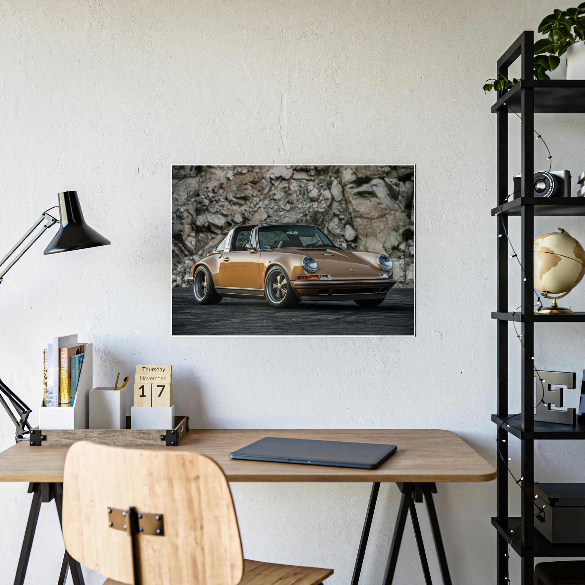 Porsche Porsche Vintage: Breathtaking Wall Art and Print on Canvas of Classic Beauties