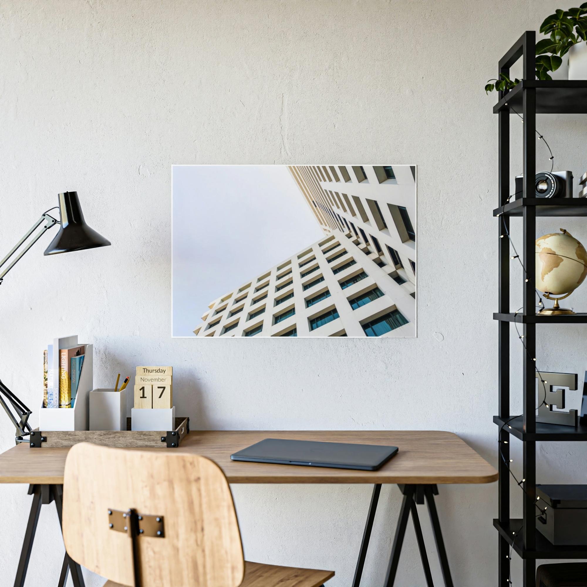 Architecture The Art of Architecture: Natural Canvas & Poster Print of Iconic Buildings