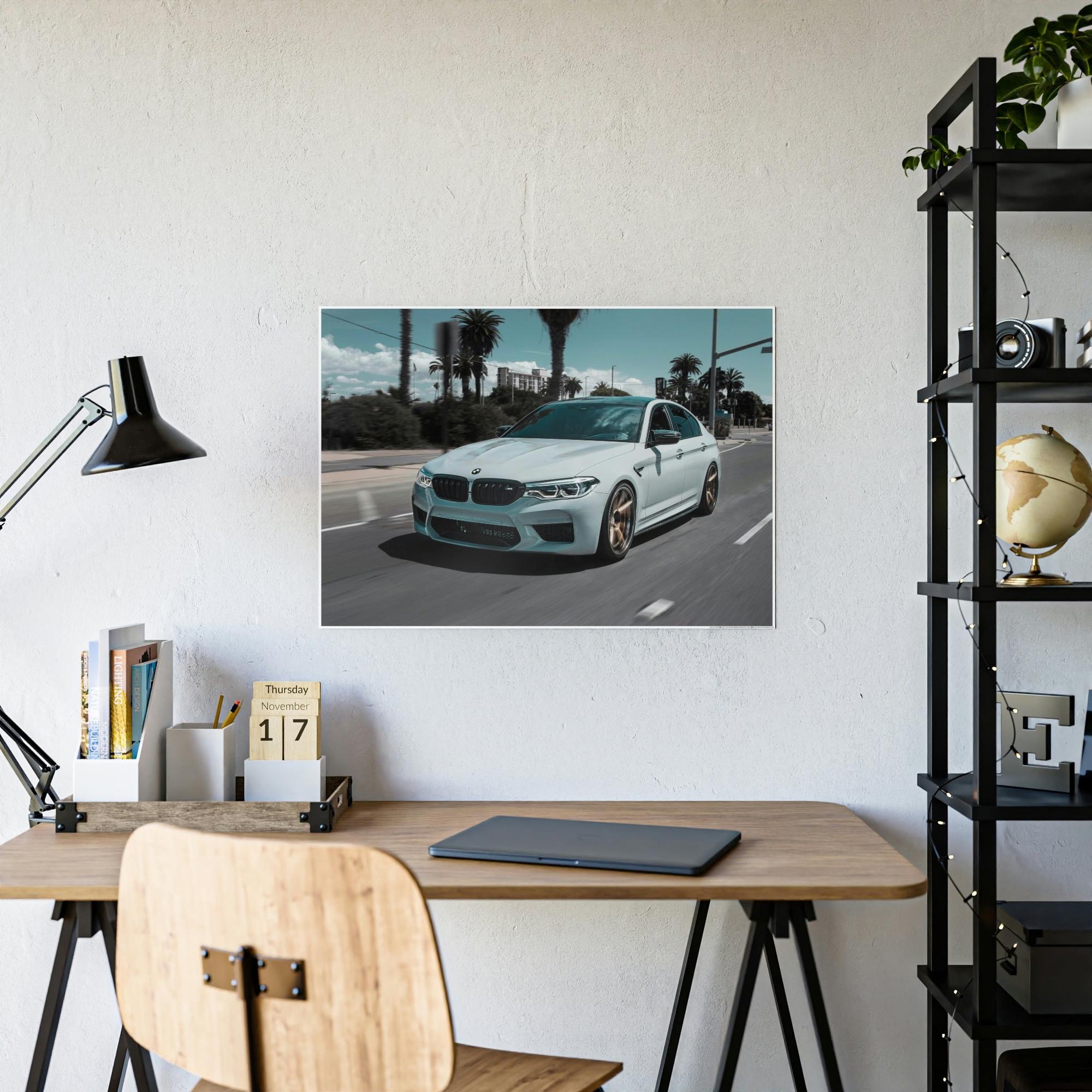 Bmw BMW on Canvas: Captivating Canvas & Poster Print for Car Enthusiasts