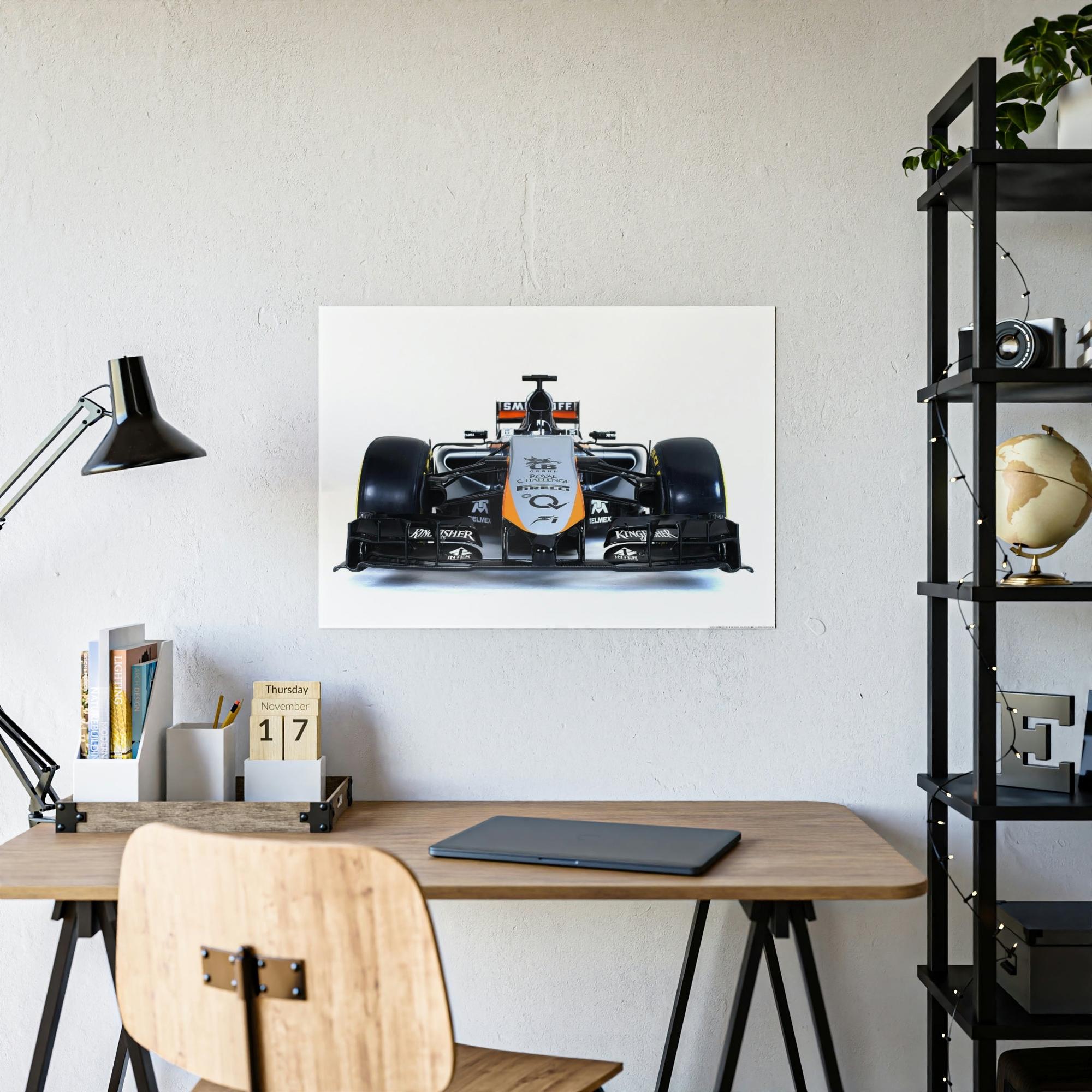 F1 The Need for Speed: Framed Canvas Print of F1 Cars