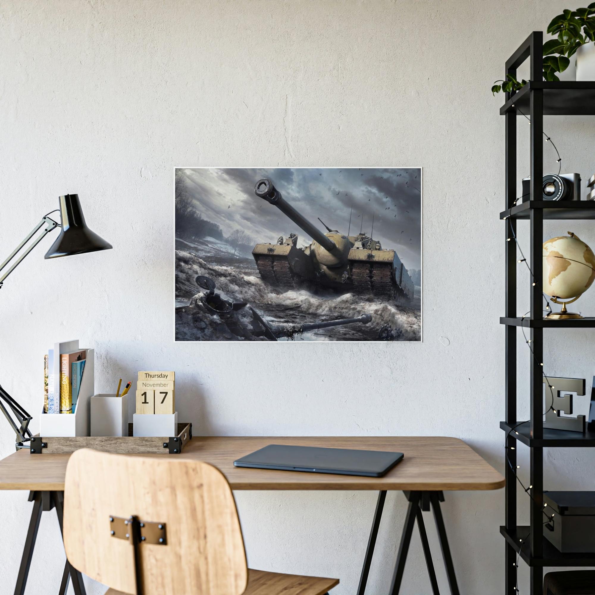 World Of Tanks The Art of Armored Warfare: Canvas & Poster Masterpiece from World of Tanks