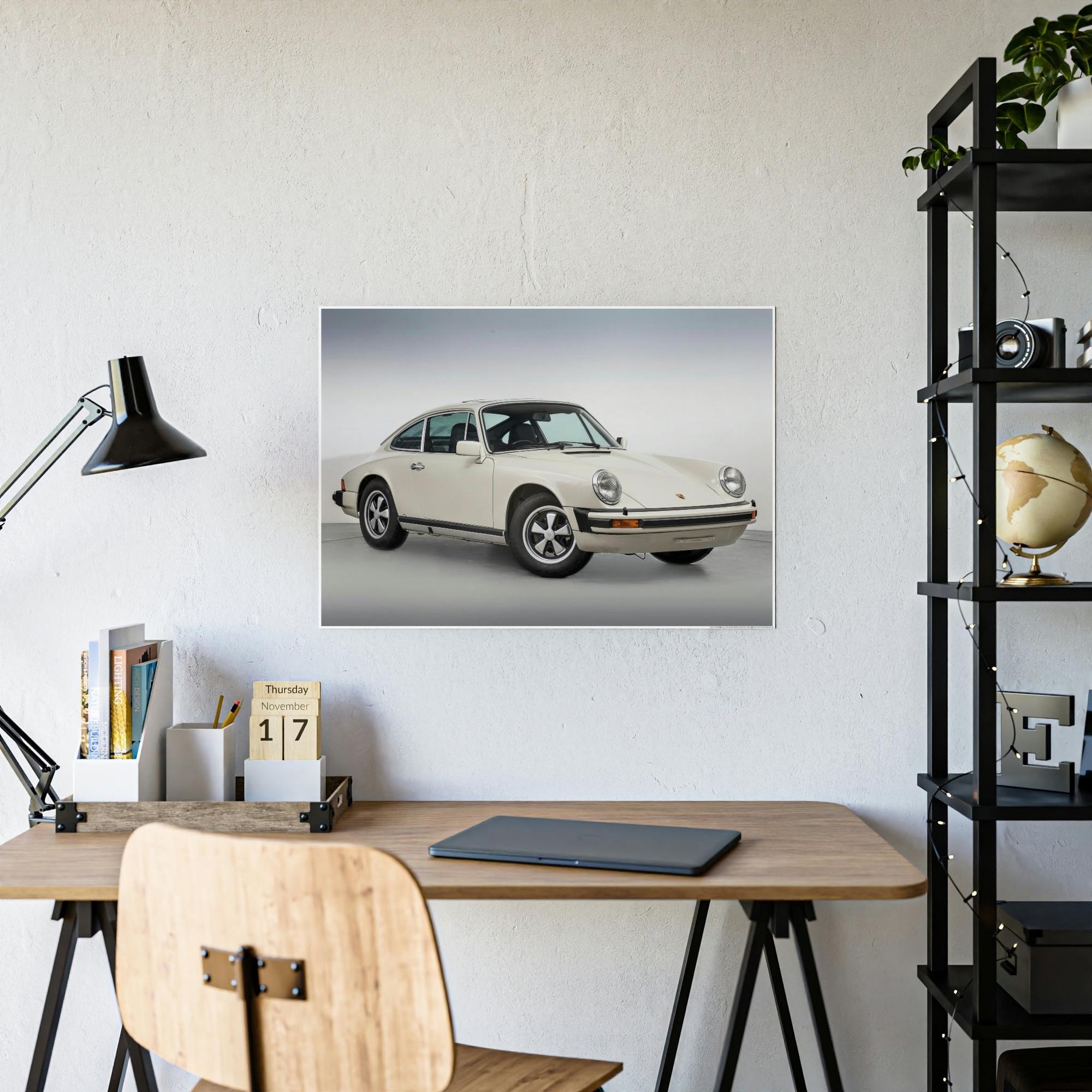 Porsche Classic Porsche Beauty: Framed Canvas Art for Car Collectors