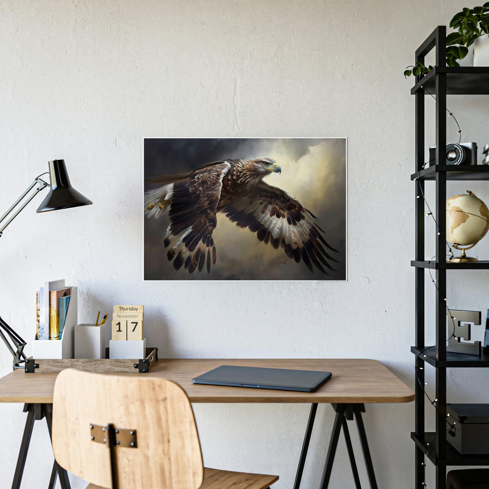 Eagles Ethereal Majesty: Poster & Canvas Immersing in the World of Eagles