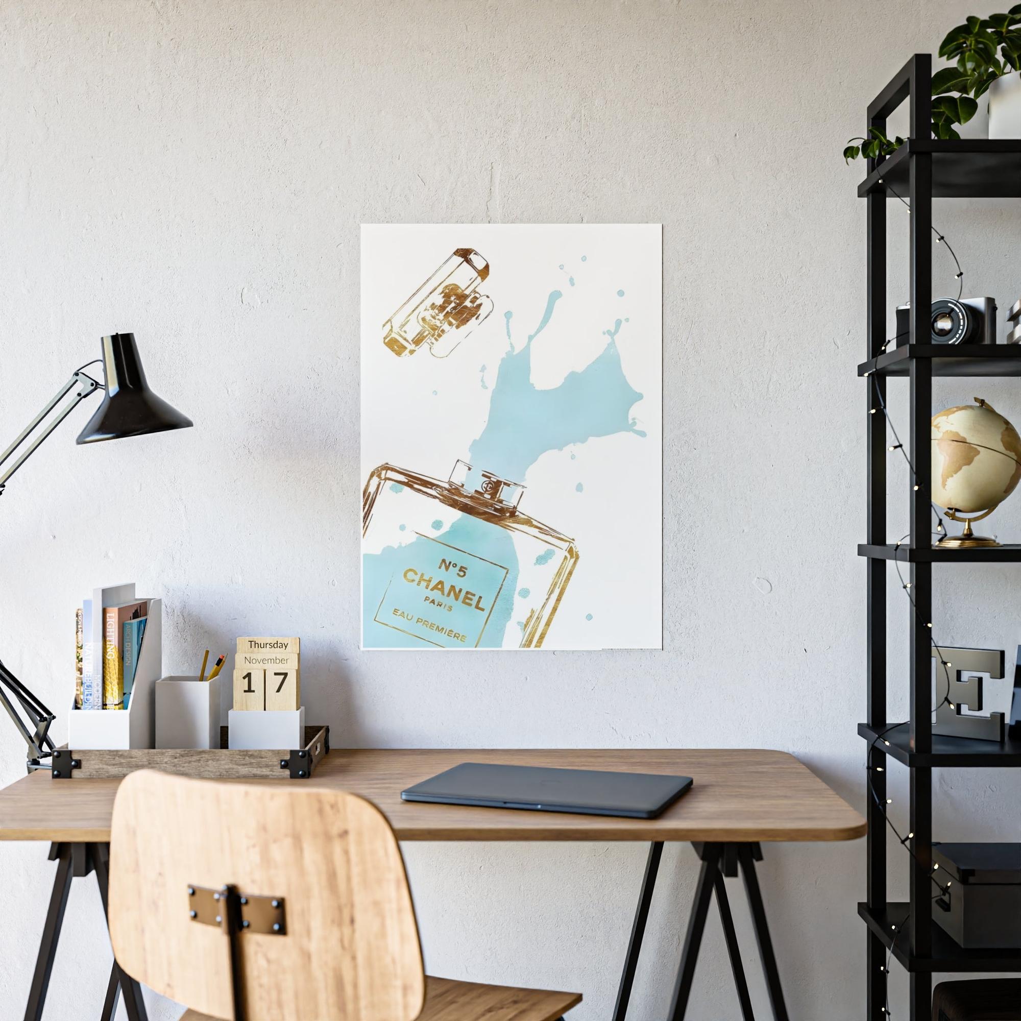 Chanel Chic Simplicity: Canvas & Poster Wall Art with a Chanel Flair