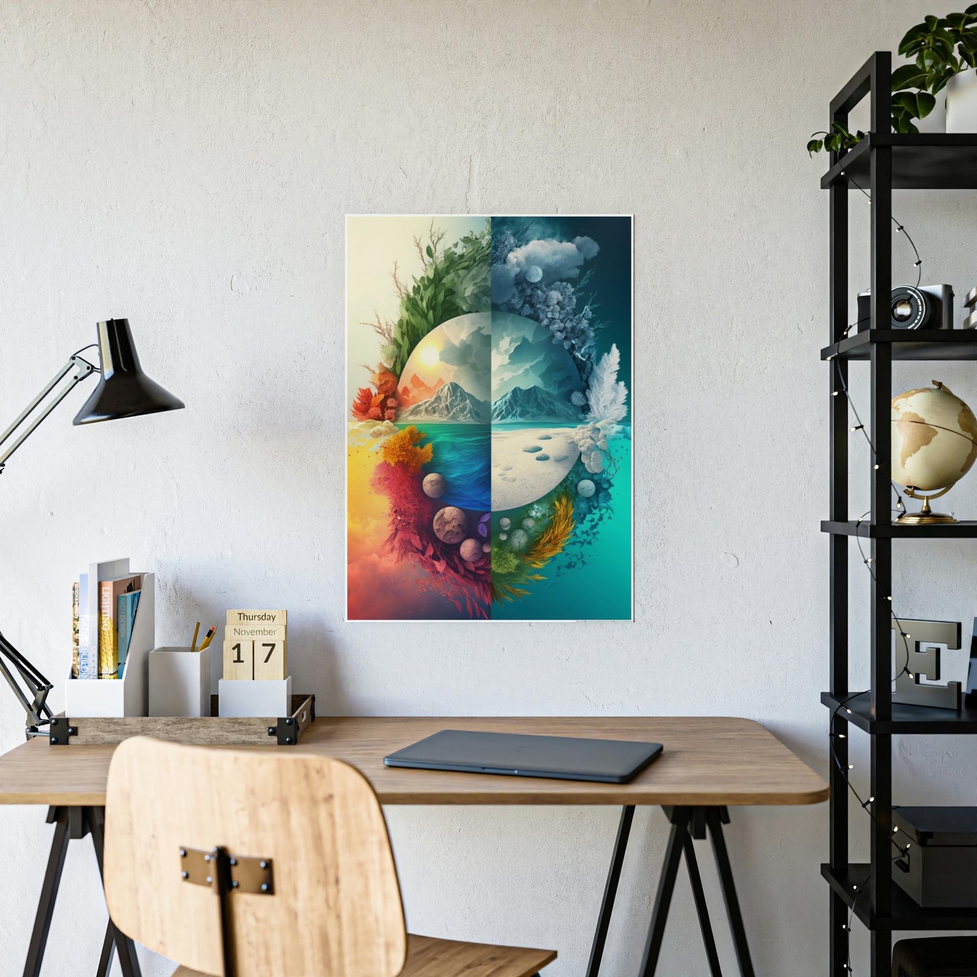 Seasons Seasonal Symphony: A Canvas of Nature's Harmonious Rhythms
