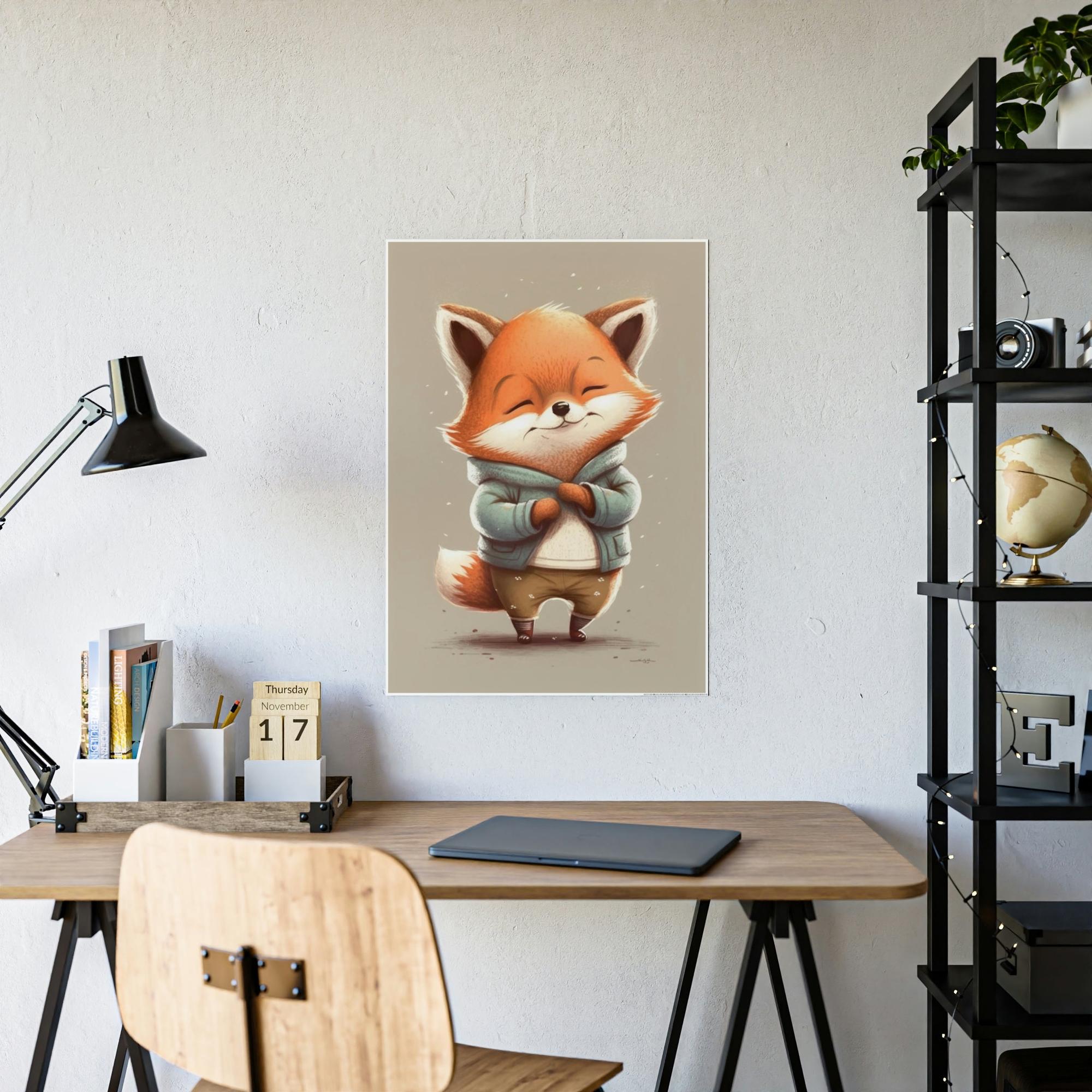Fox The Playful Fox: A Joyful Companion for a Walk in the Woods