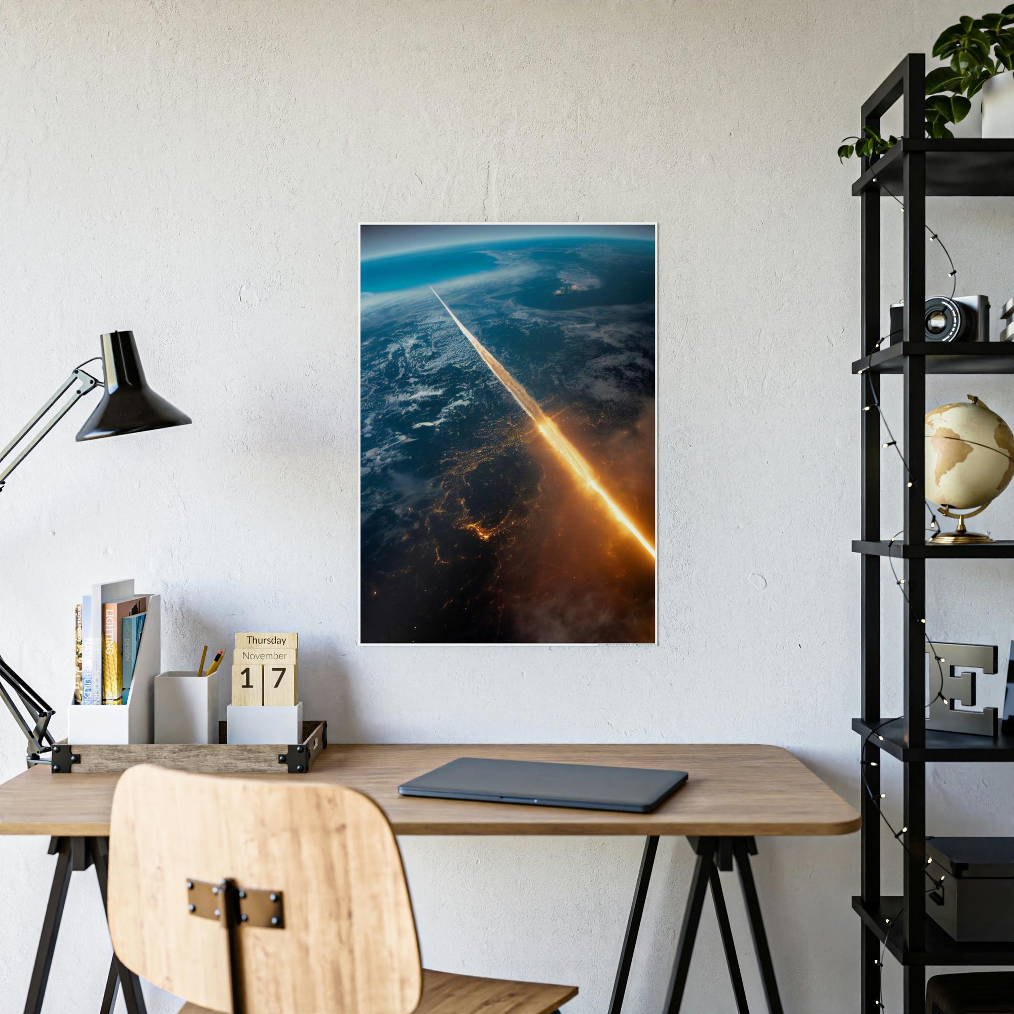 Nasa Cosmic Expedition: A NASA-Inspired Painting