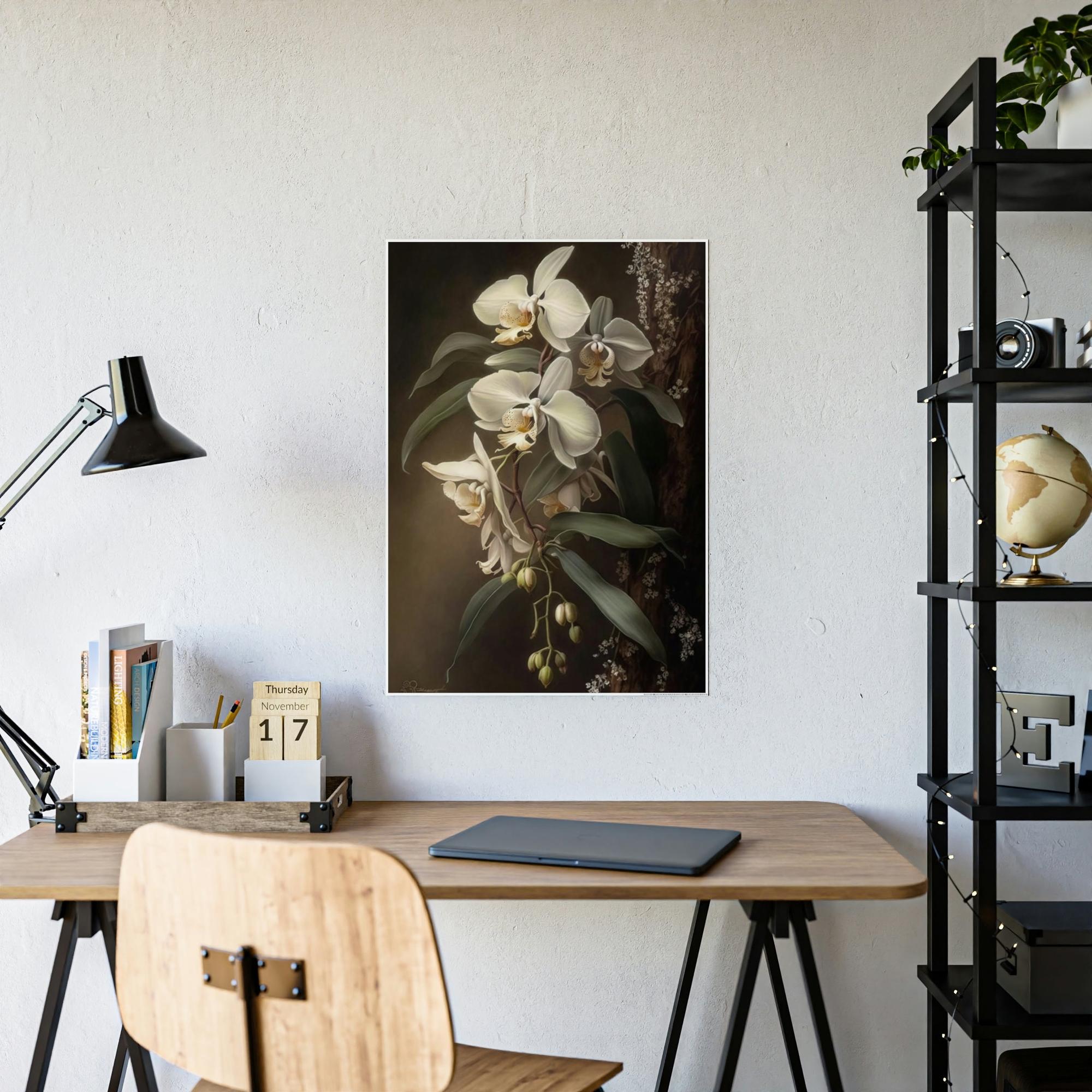 Orchids Orchid Bliss: Tranquility on Canvas
