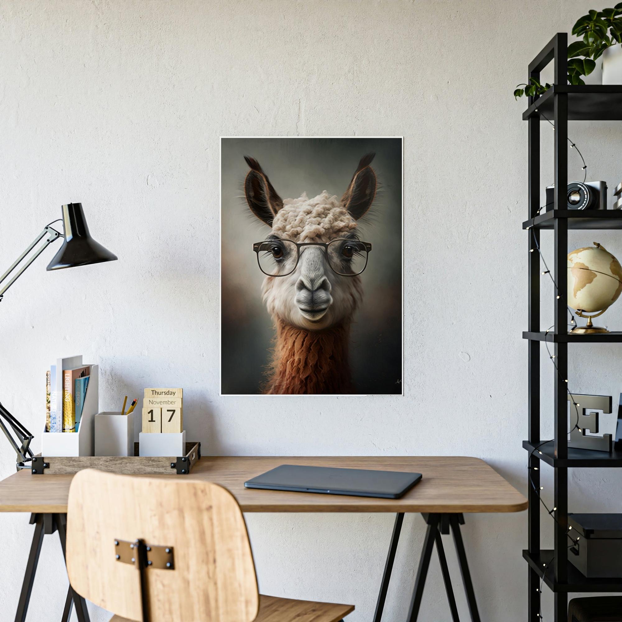 Lamas Lama Zen: Tranquility on Canvas