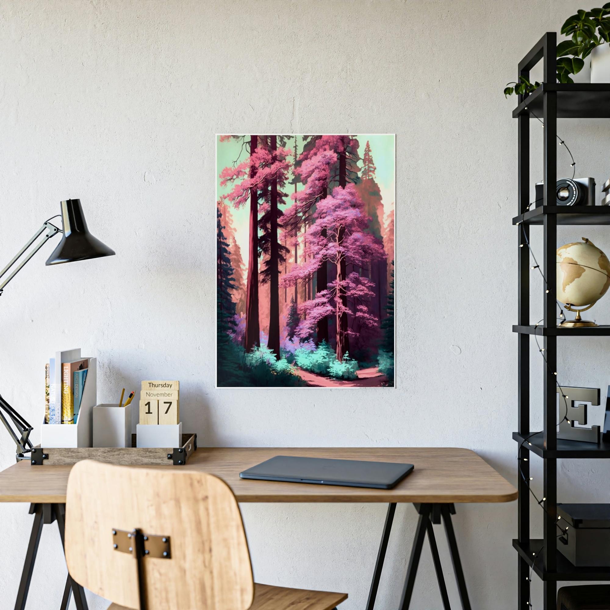 Redwood Trees Serenity in the Woods: Redwood Trees