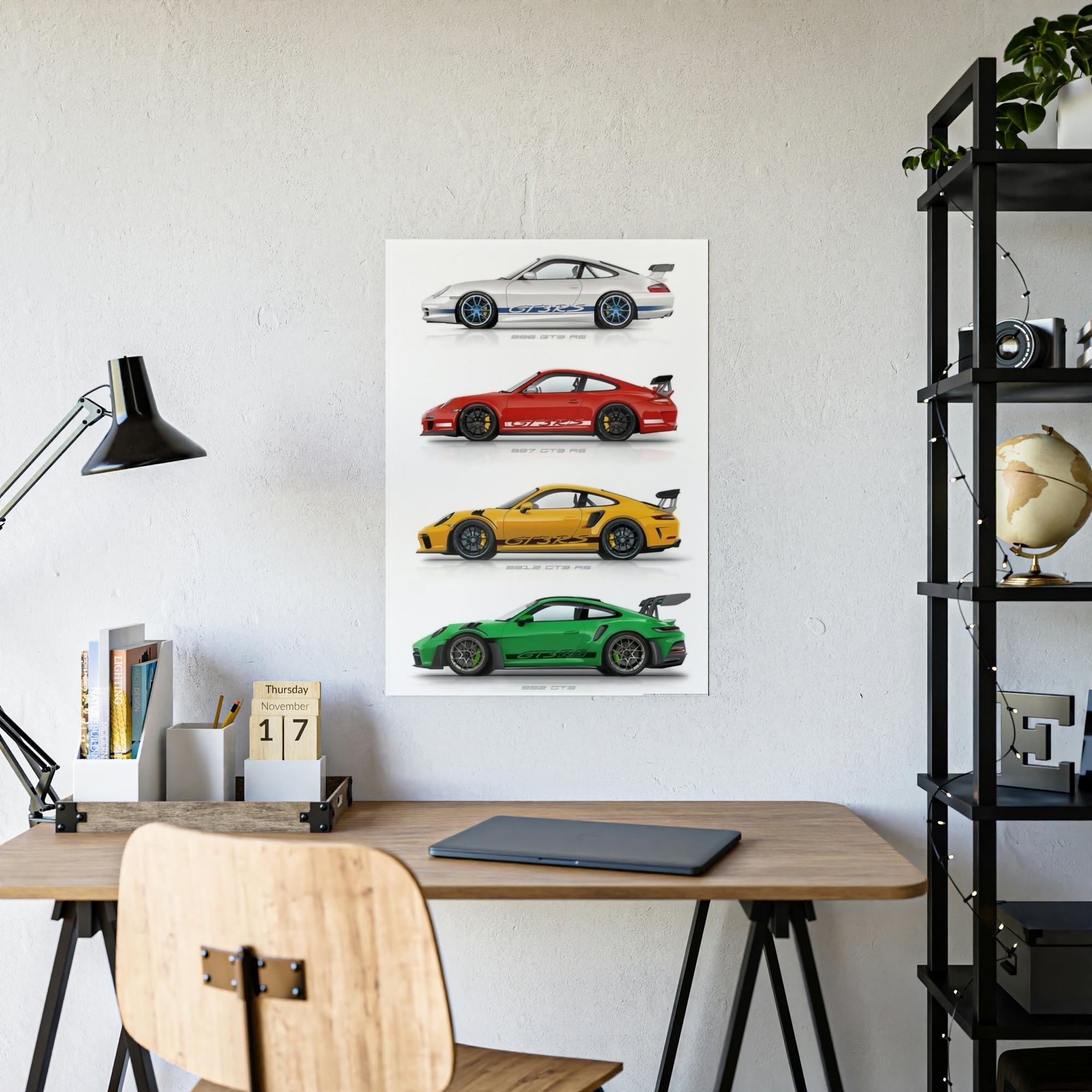 Porsche The Art of Porsche: Framed Poster & Canvas for Enthusiasts and Collectors