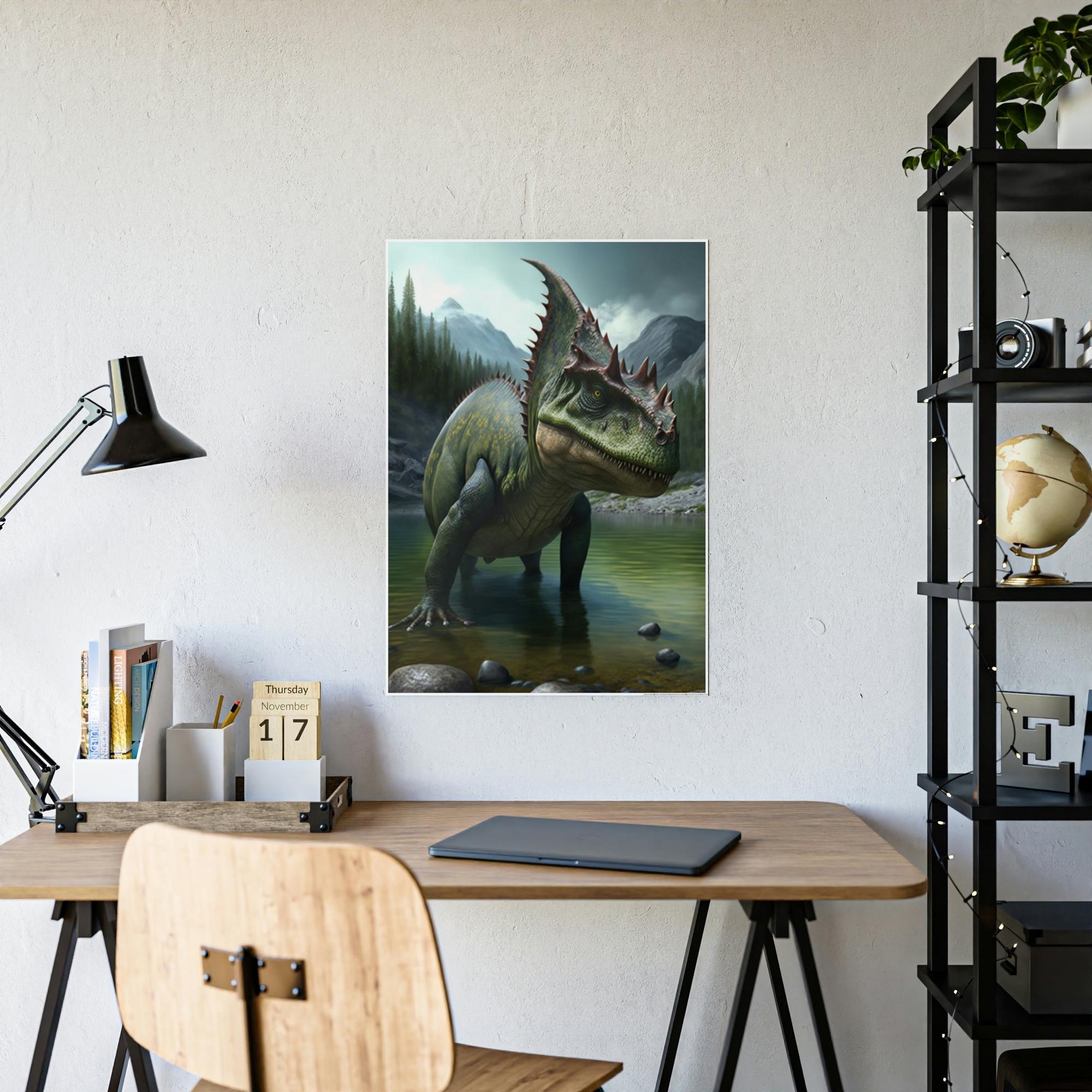 Dinosaurs Jurassic Dreams: Canvas & Poster of Dinosaurs and Imagination