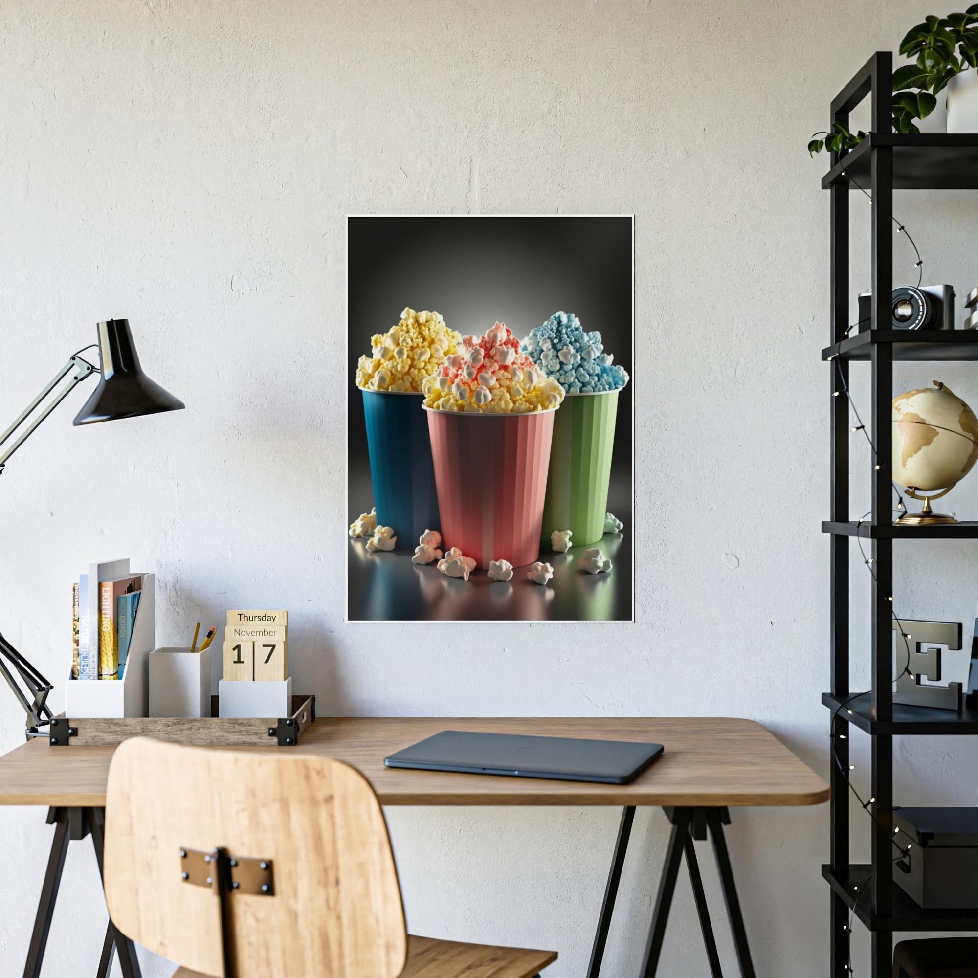 Popcorn Bursting with Flavor: A Canvas of Popcorn Perfection