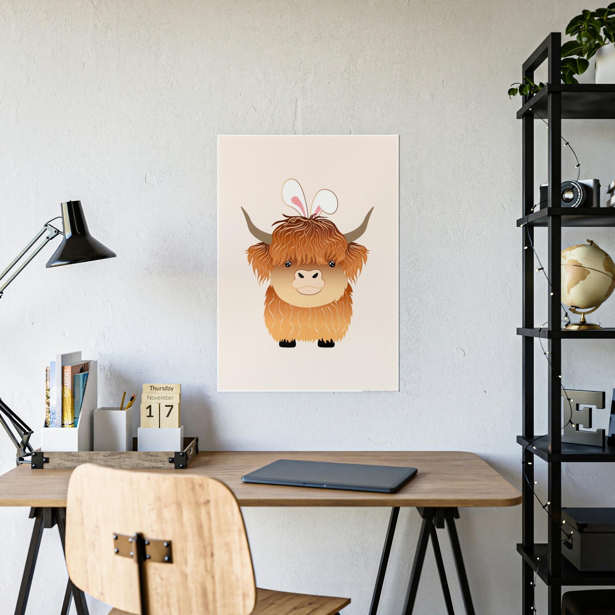 Cows Printed Perfection: High-definition Cow Art on Canvas for a Wall Art Statement