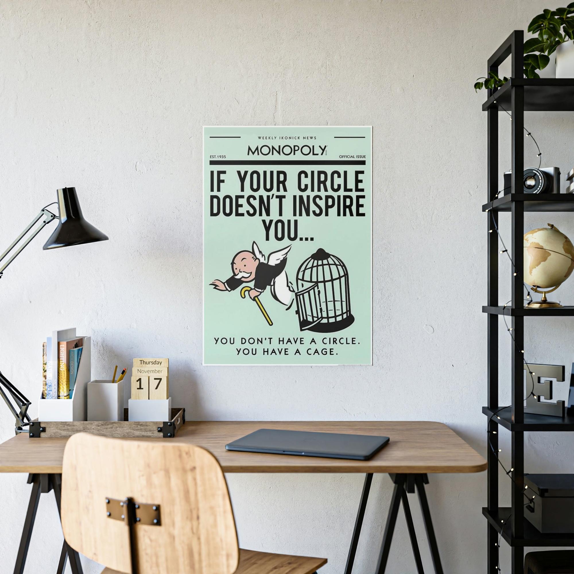 Monopoly & Motivation Colorful Quote Art: Alec Monopoly's Framed Canvas and Print Collection