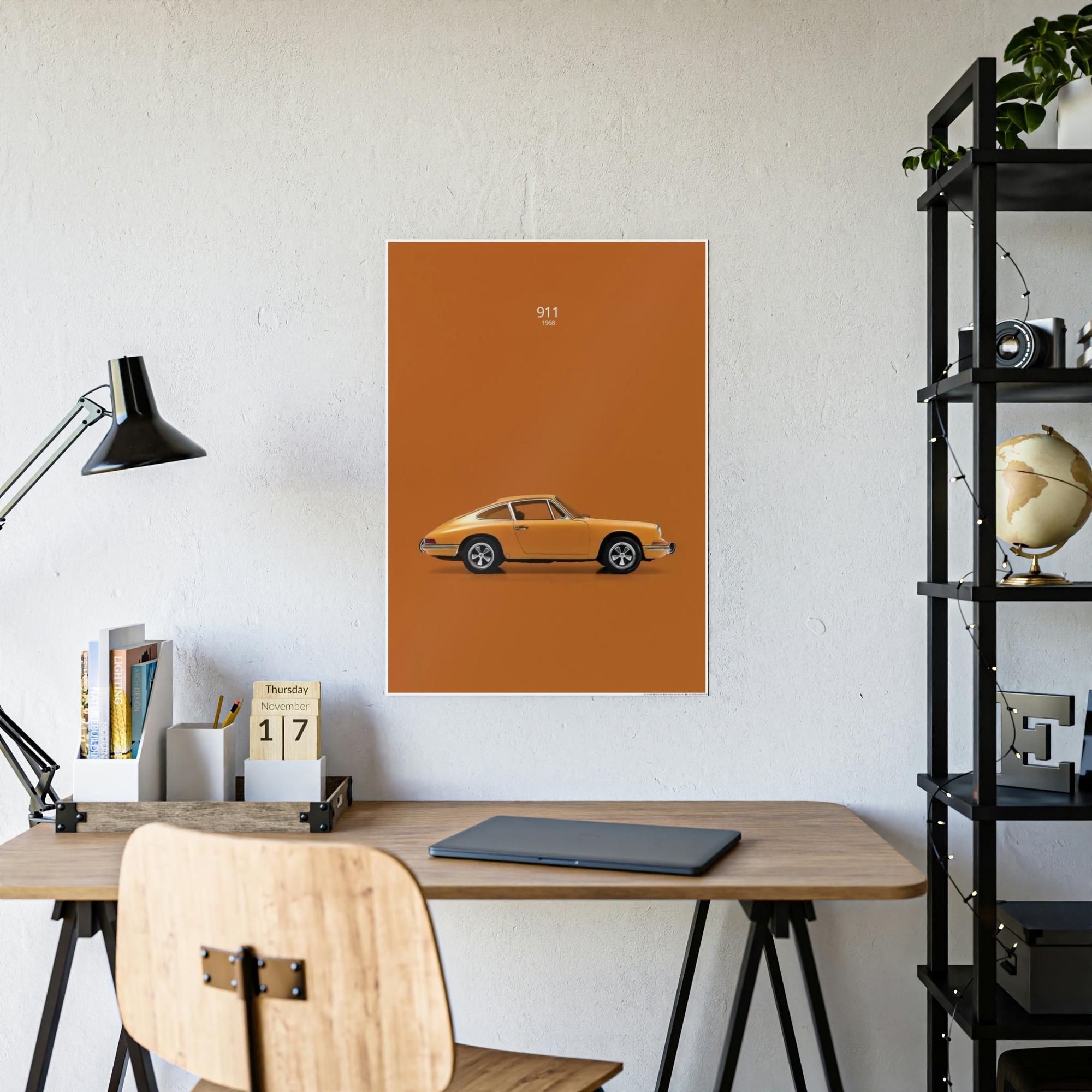 Porsche Porsche Passion: A Canvas & Poster Print of the Iconic Sports Car