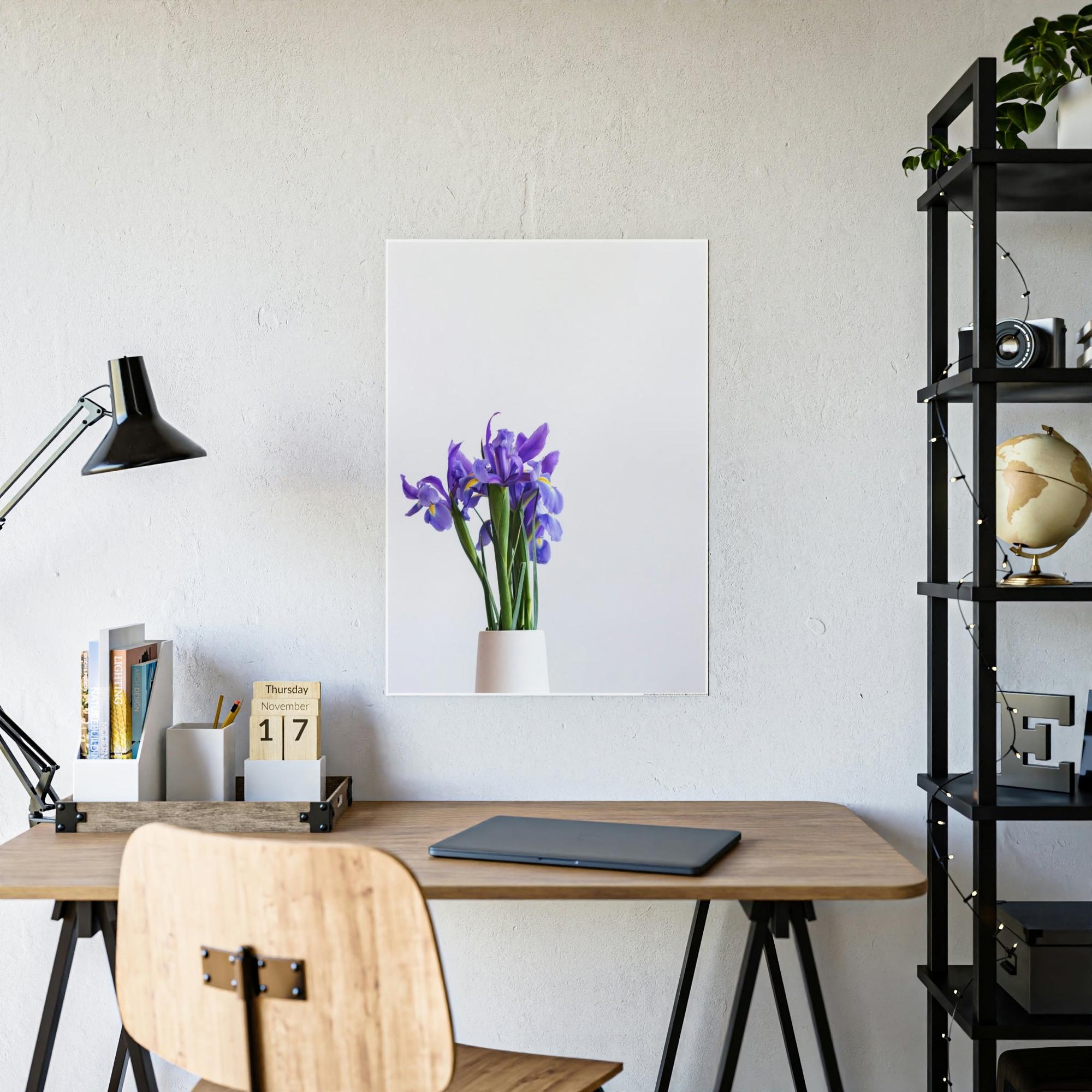 Irises Iris Oasis: A Canvas of Cool Breezes and Serenity