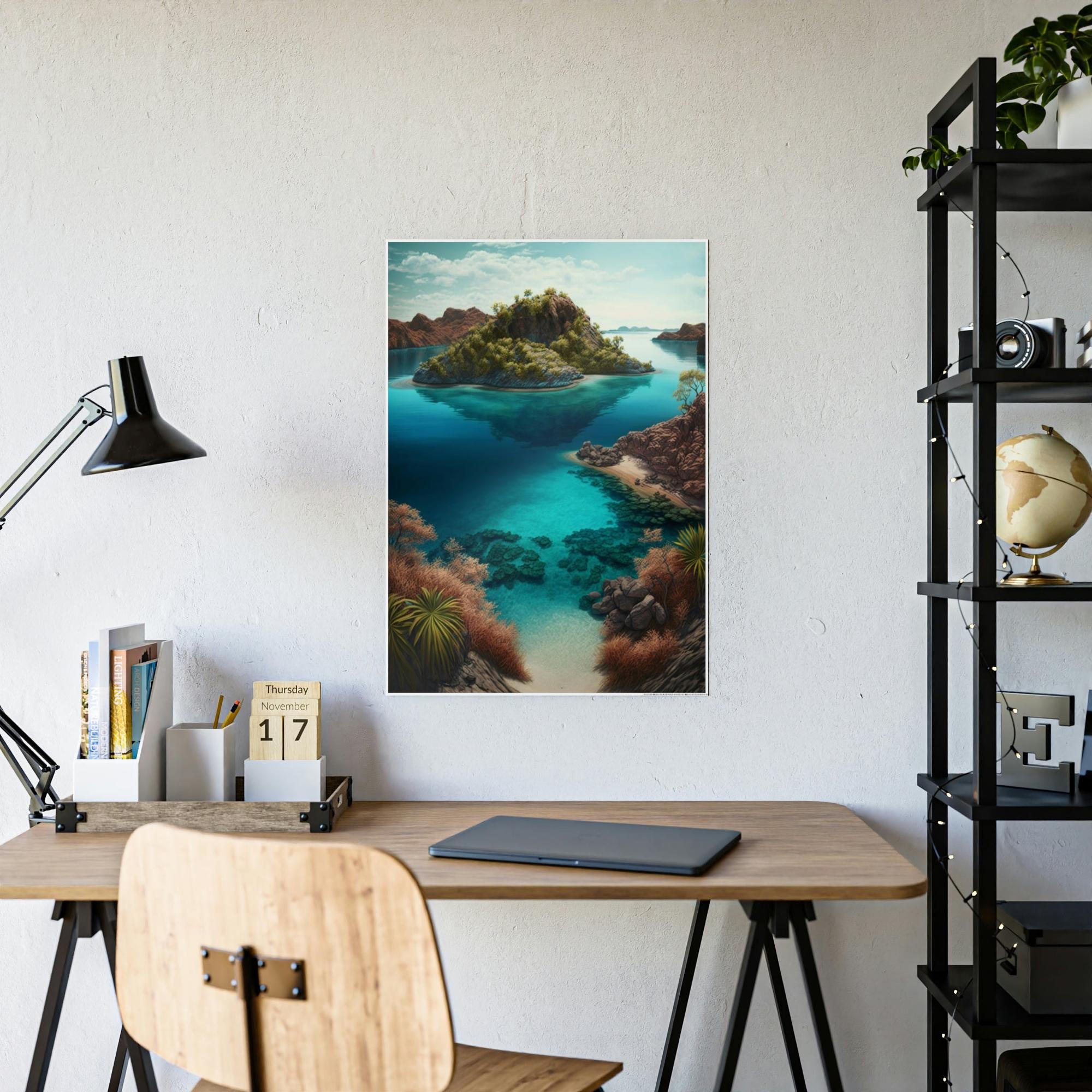 Tropical Tropical Paradise: A Vibrant and Lush Canvas Print