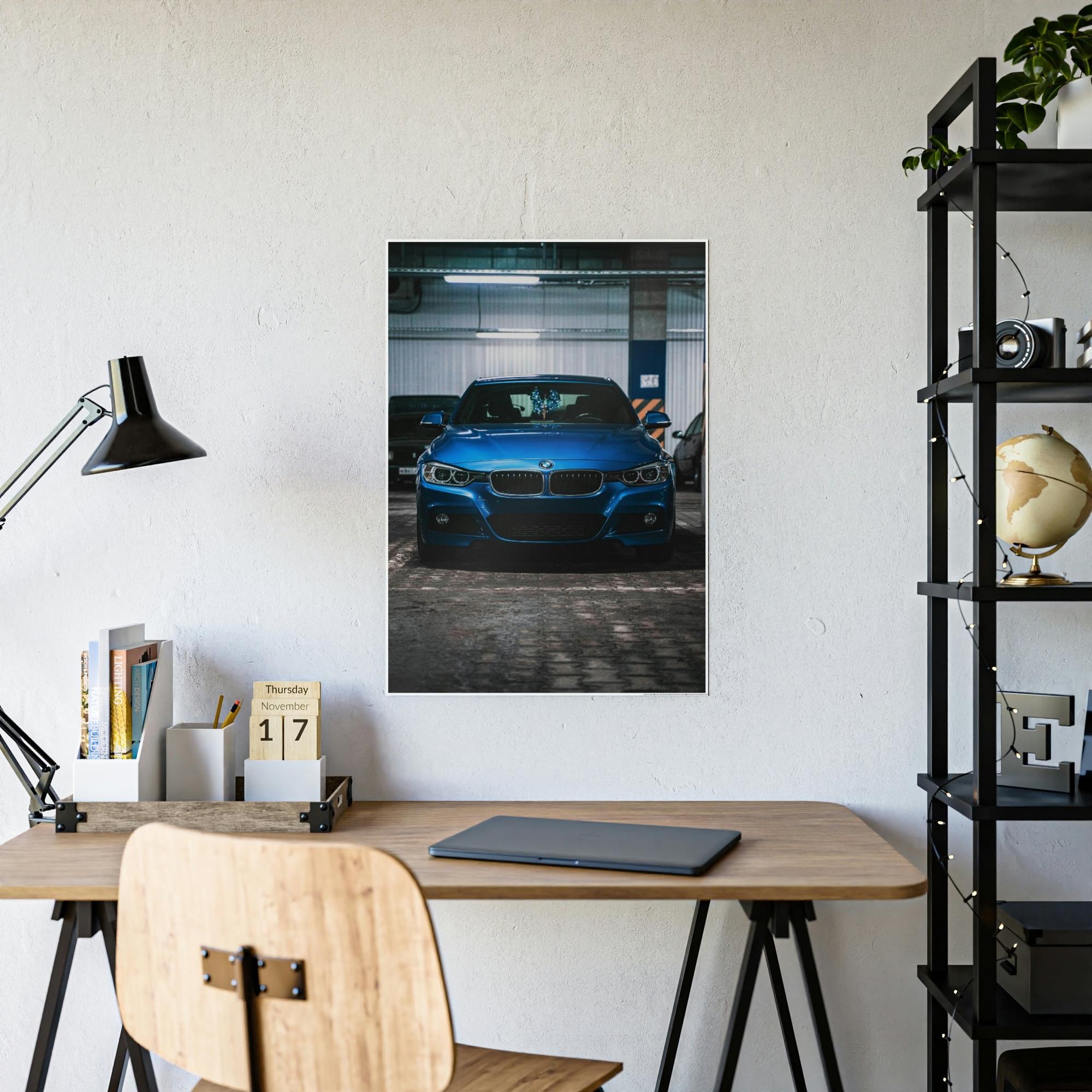 Bmw BMW's Signature Style: Modern Framed Canvas Print for Your Home