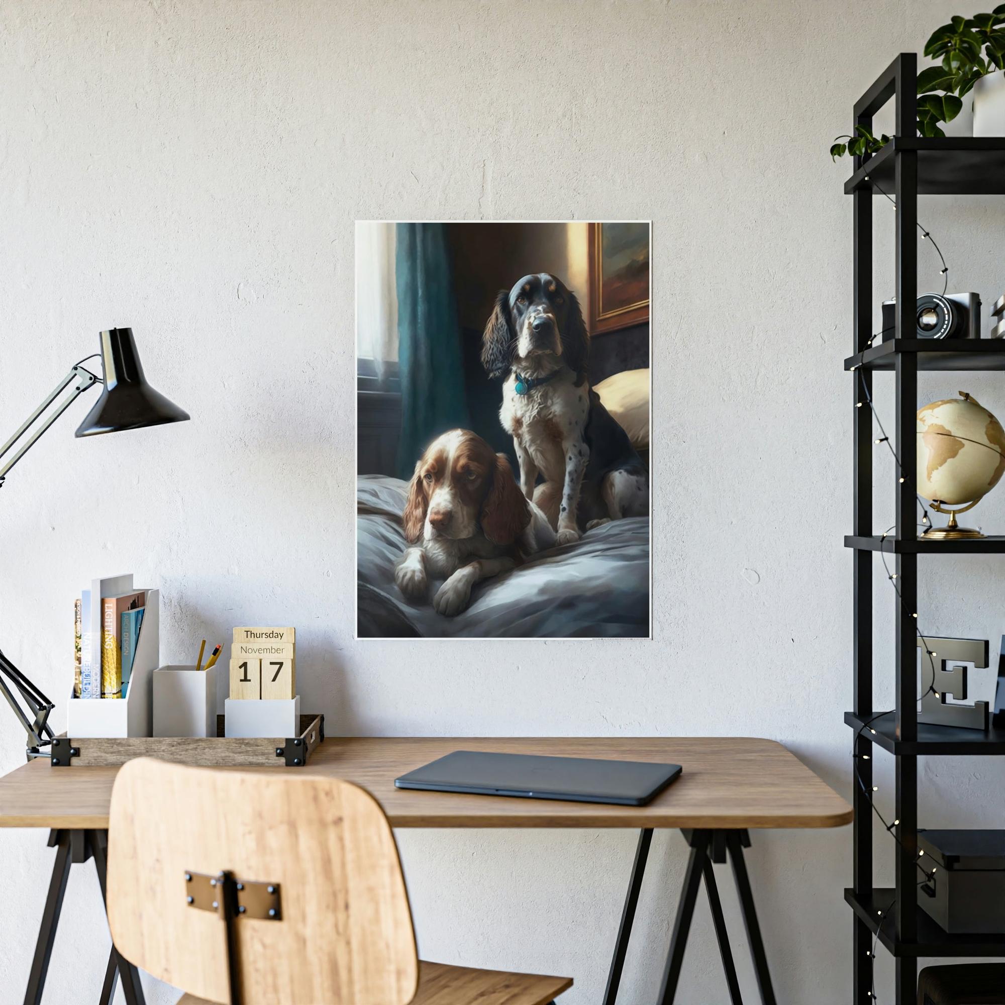 Dogs A Dog's Best Friend: Loyalty on Canvas