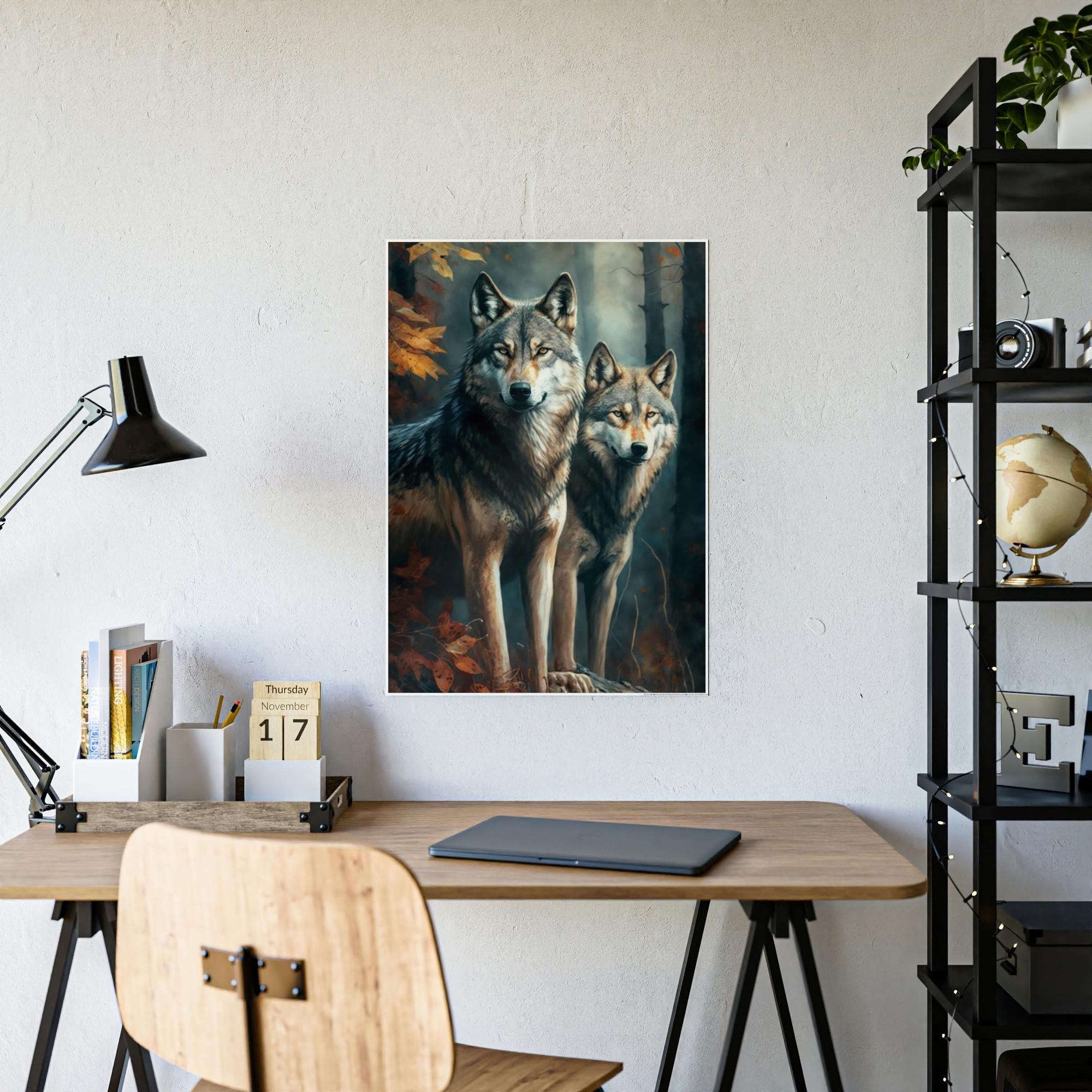Wolfs Guardians of the Forest: Majestic Wolfs