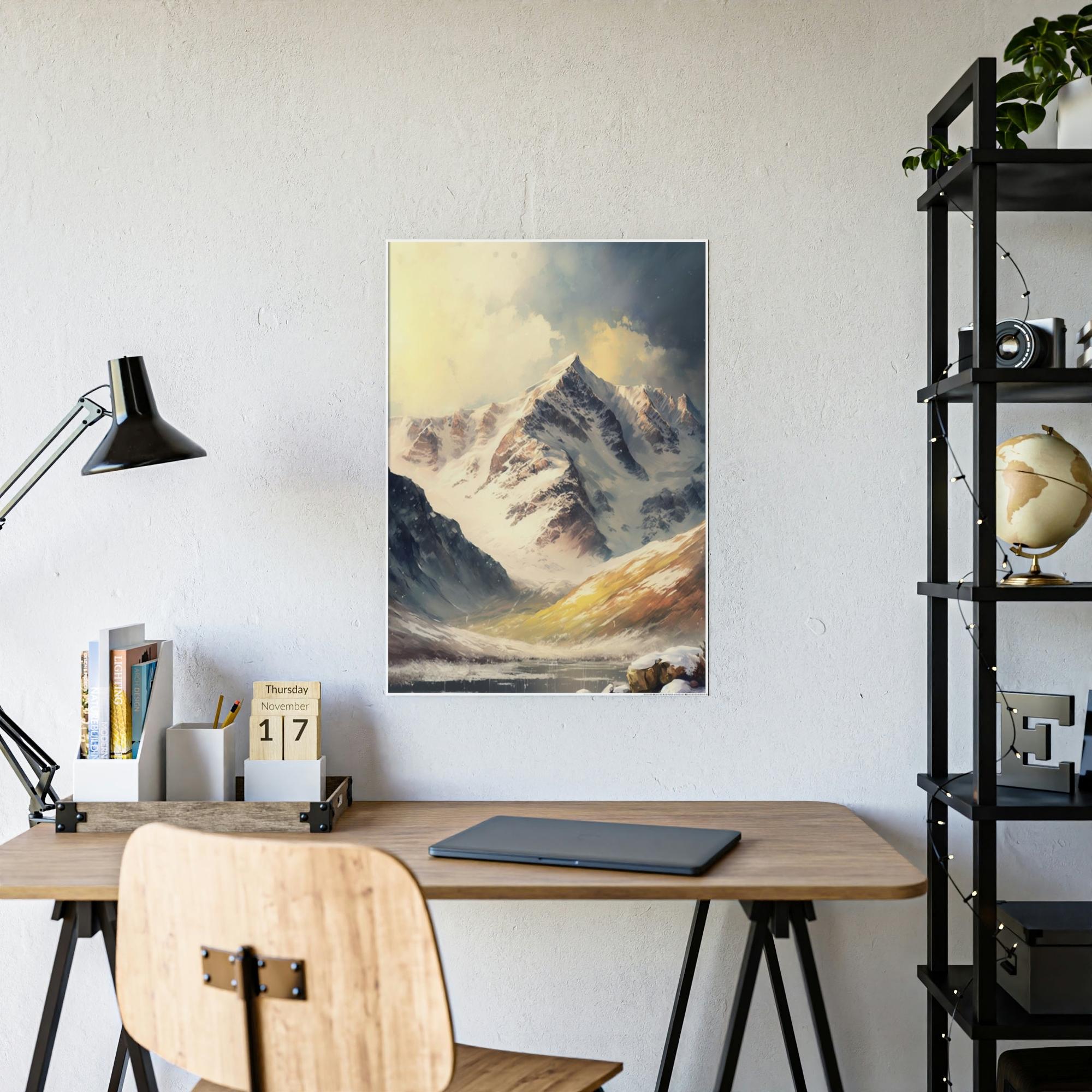 Mountains Awe-Inspiring Mountain Range: A Canvas of Nature's Splendor
