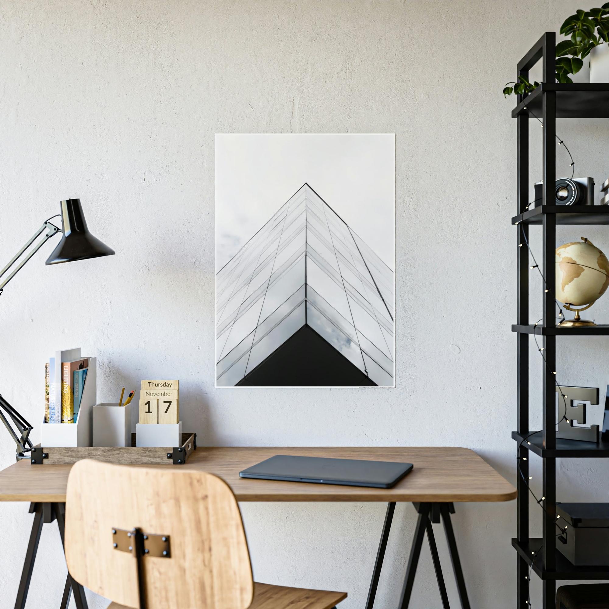 Architecture The Grandeur of Cities: Framed Canvas & Poster Print of Iconic Buildings and Landmarks