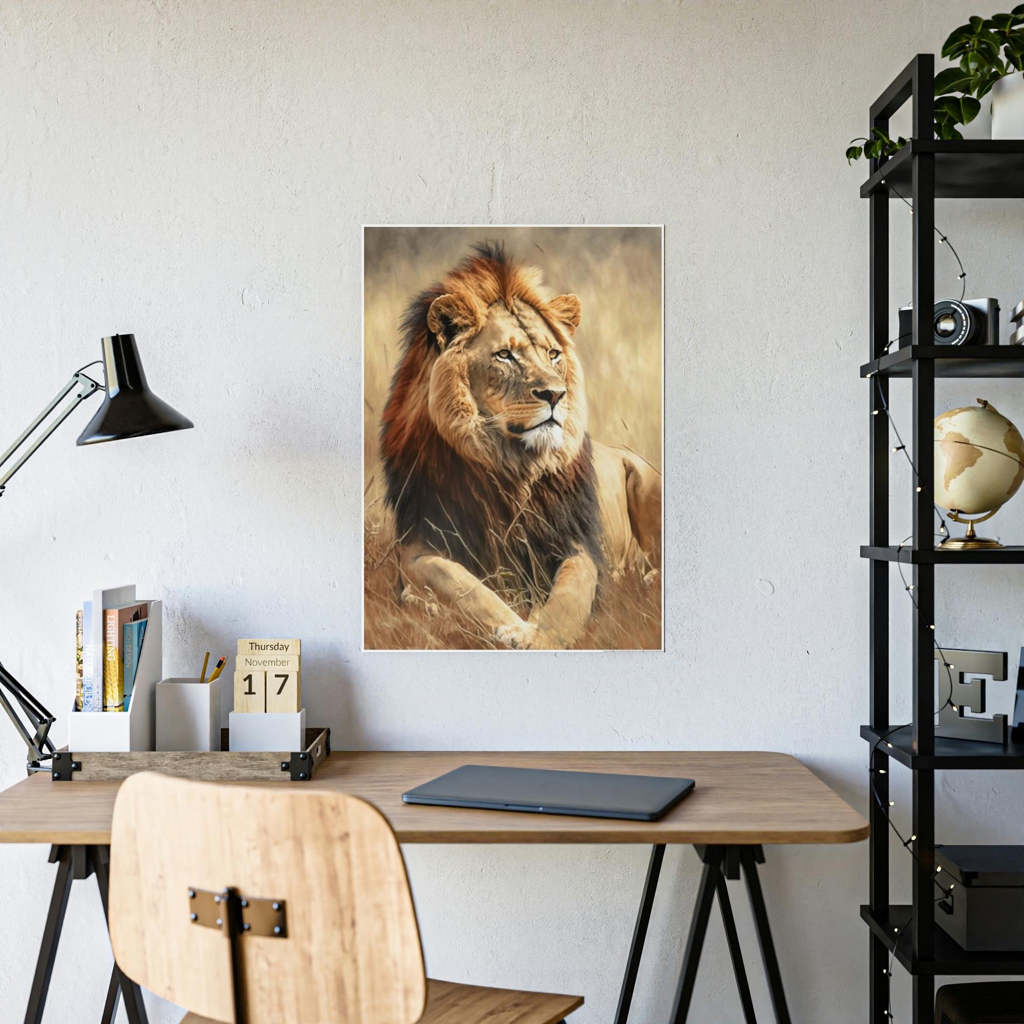 Lions Lion Strength: An Artistic Work with Lion