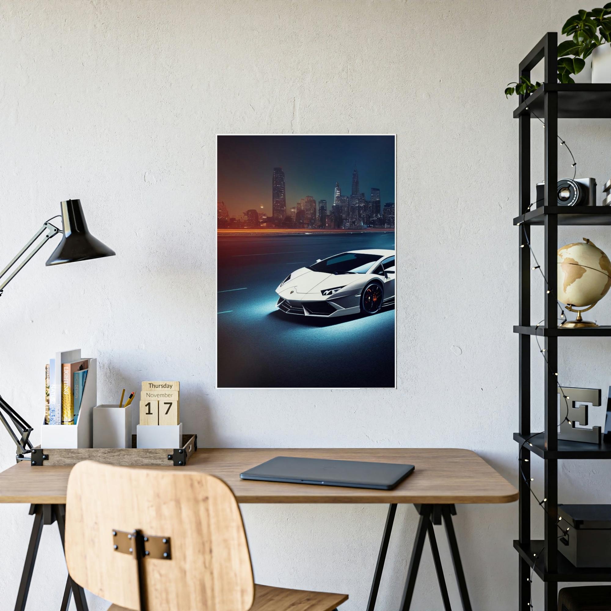 Lamborghini Luxury in Motion: Lamborghini Framed Poster & Canvas for Wall Art