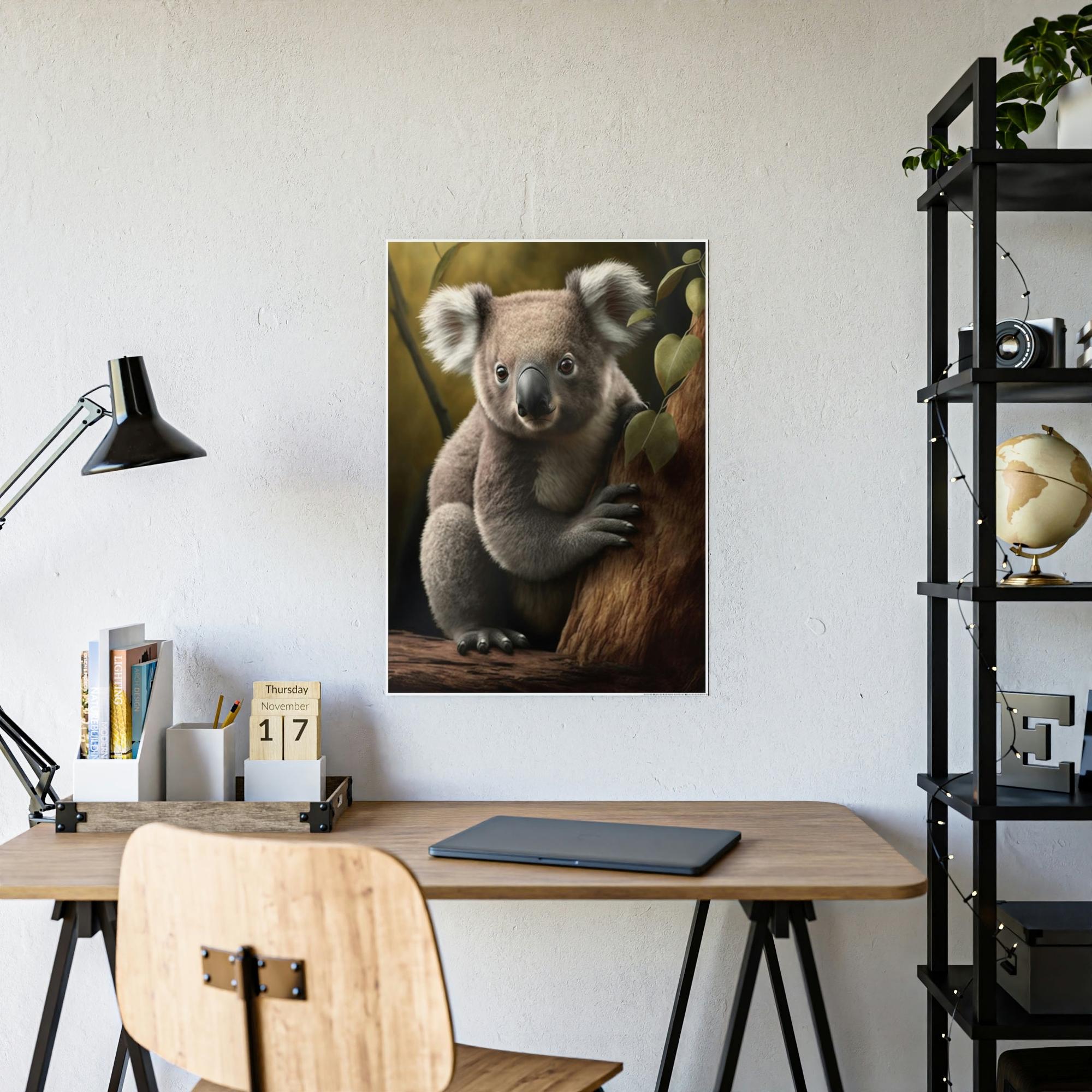 Koalas Eucalyptus Dreams: A Stunning and Relaxing Koala Painting on Canvas
