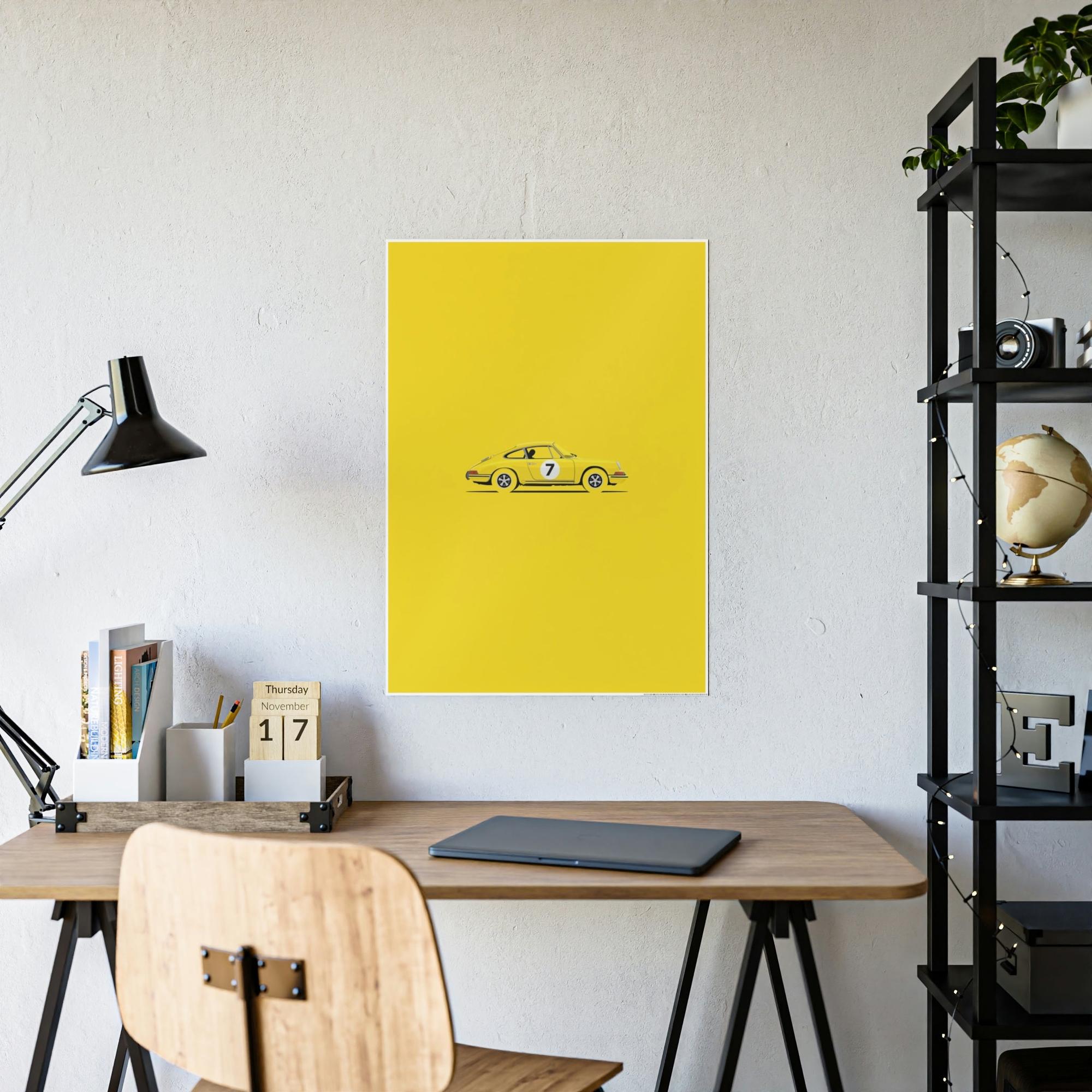Porsche Vintage Porsche Poster & Canvas: Classic Wall Art for Auto Enthusiasts