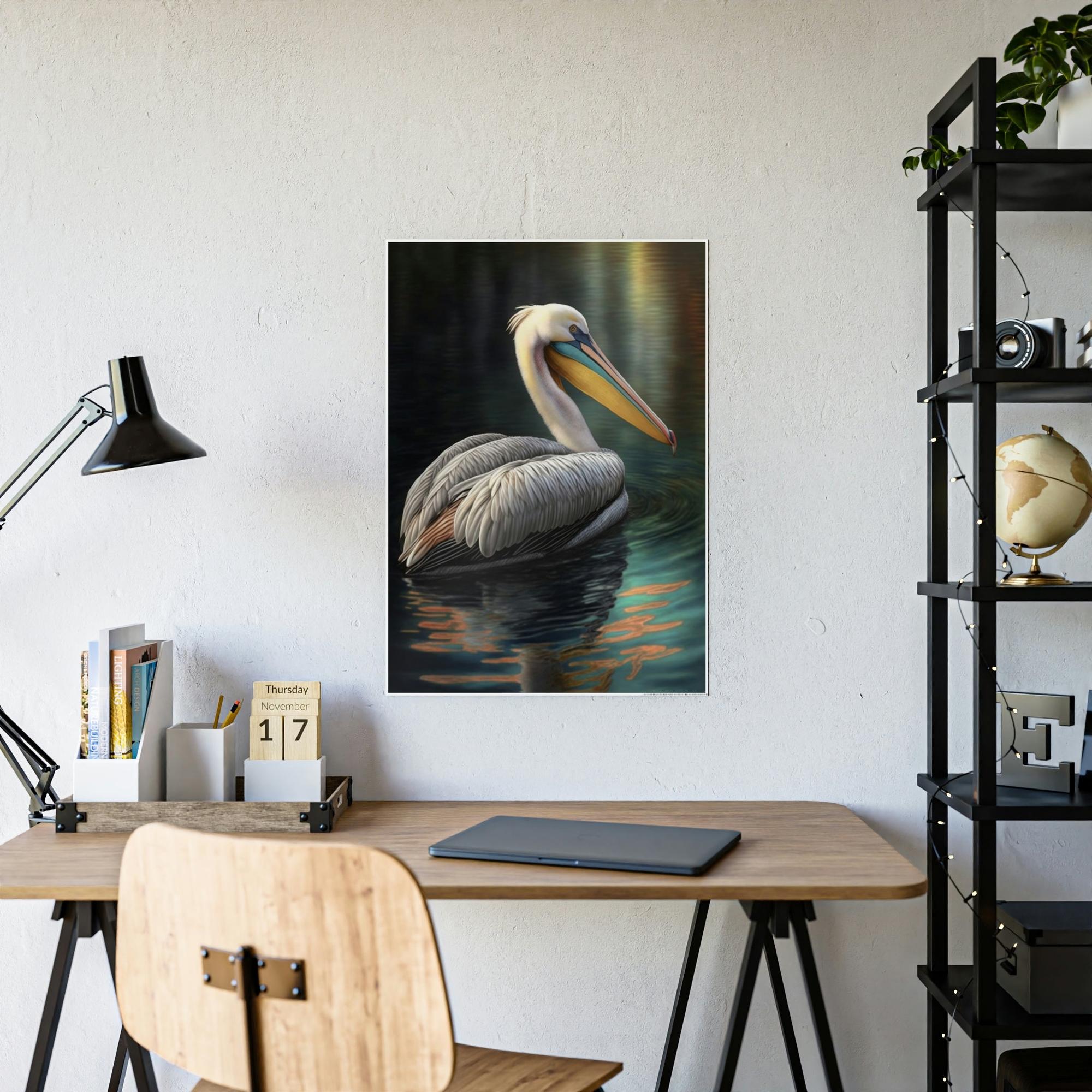 Pelicans Pelican's Perch: A Coastal Canvas Delight