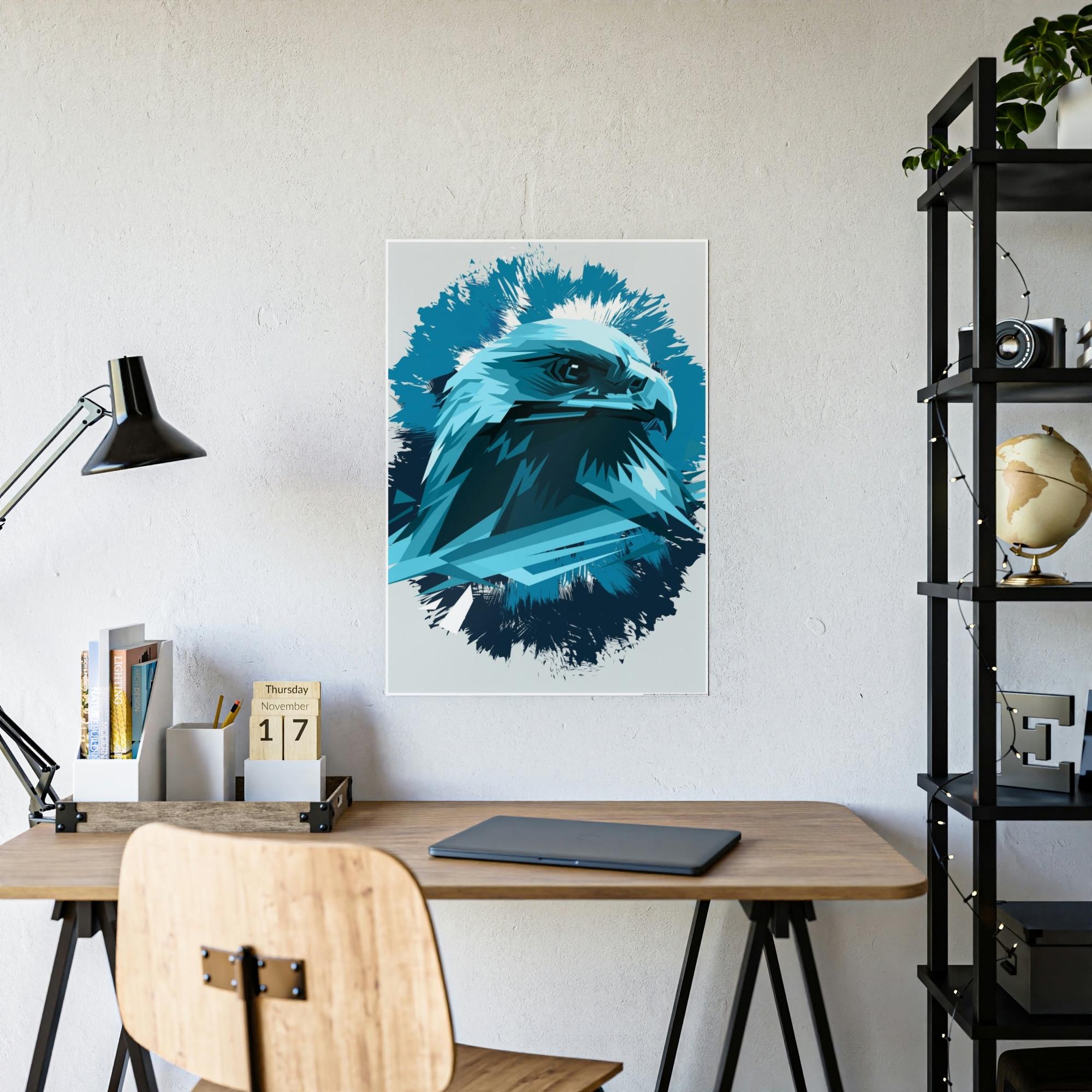 Eagles Eagle's Resplendence: Canvas Wall Art, Immersing in their Radiant Glory