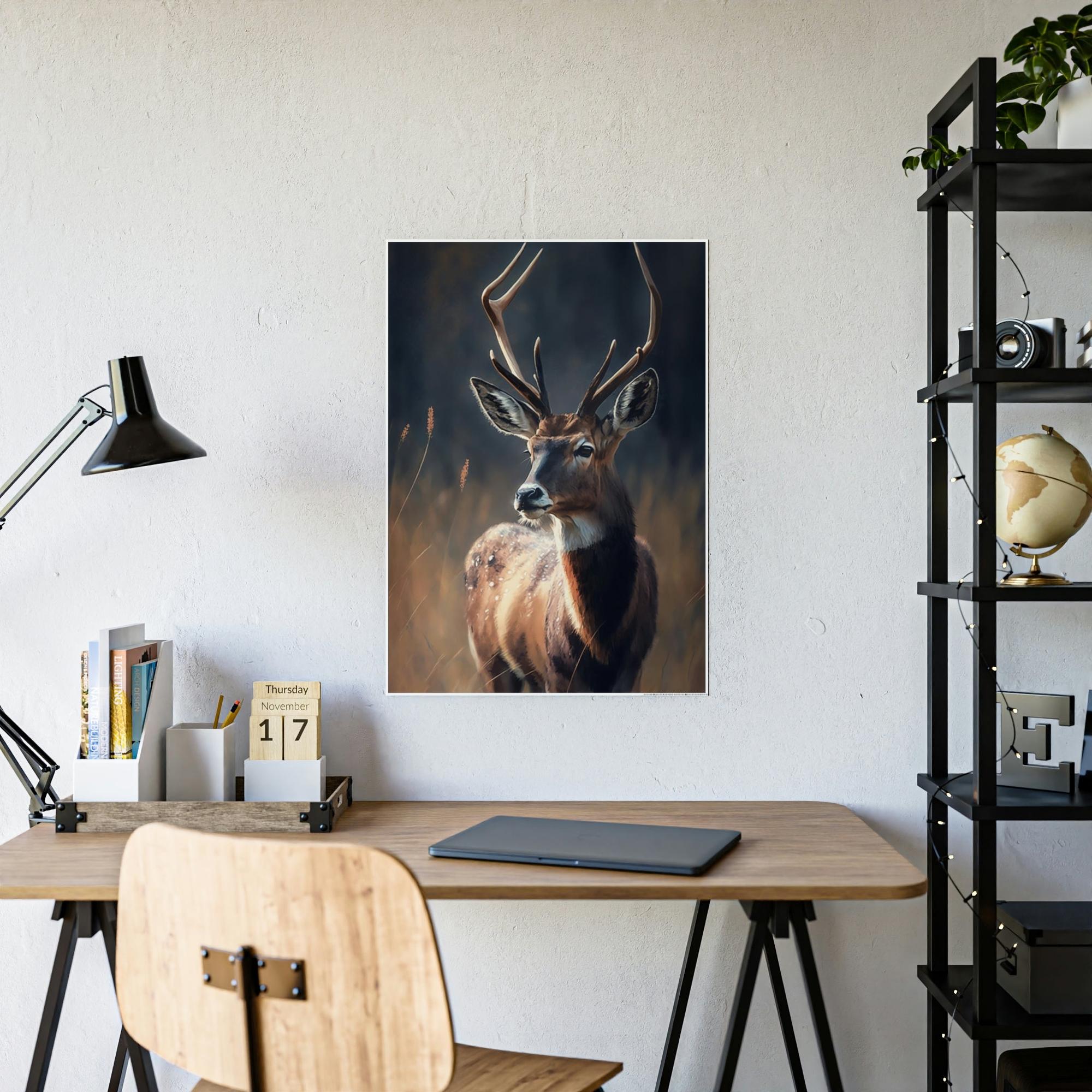 Deers The Spirit of Deer: A Canvas Artistic Collection