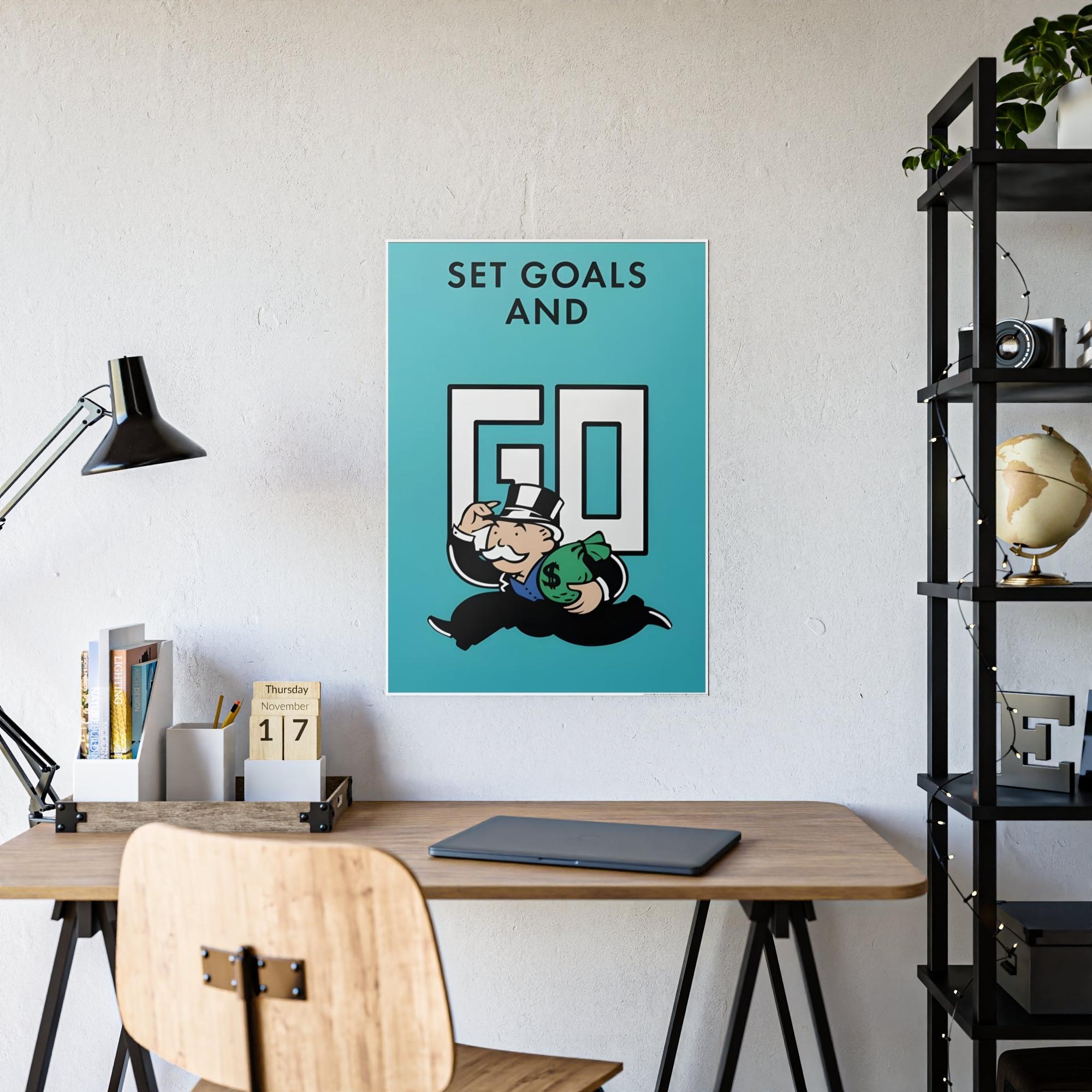 Monopoly & Motivation Artistic Reverie: Canvas & Poster Wall Art Inspired by Monopoly and Motivation