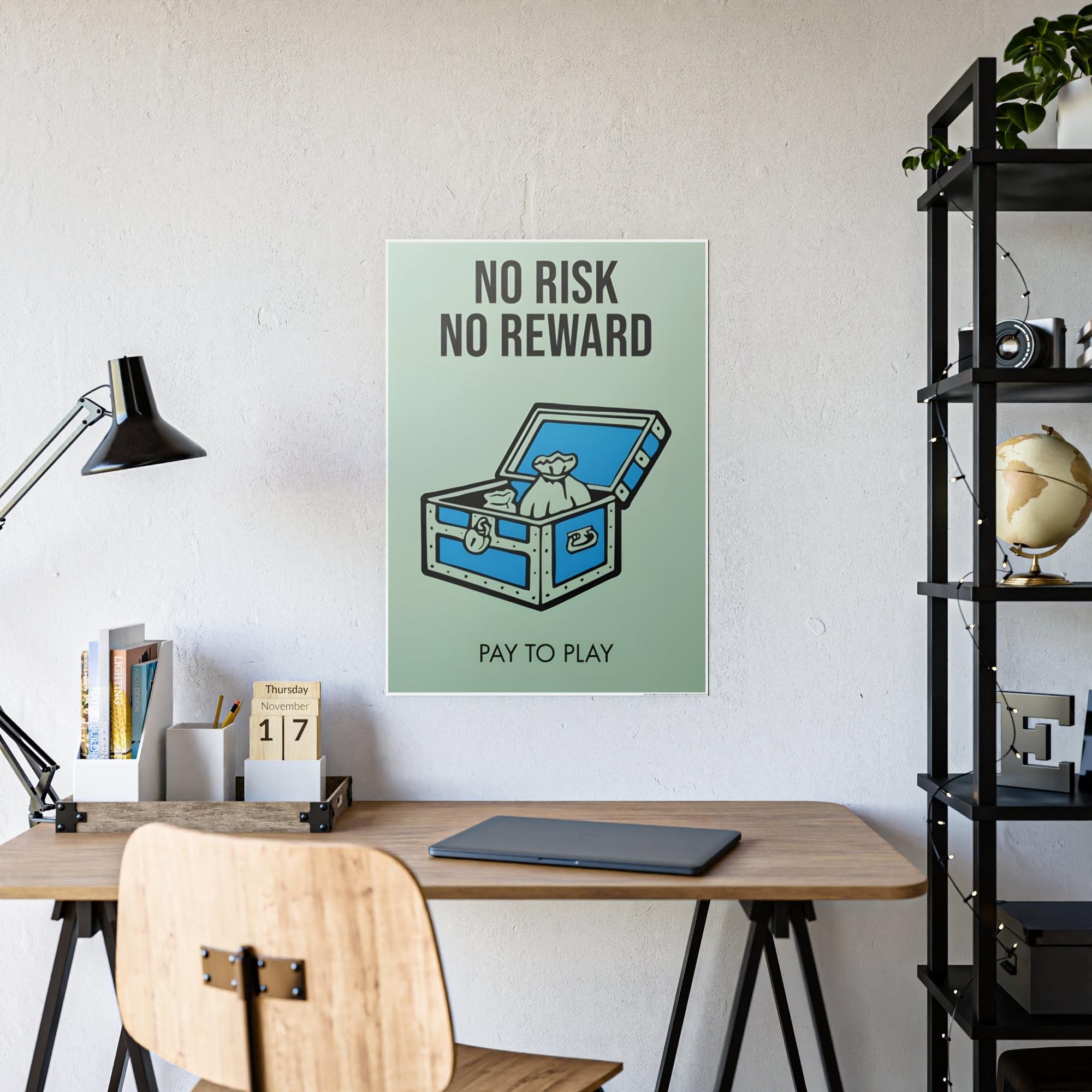 Monopoly & Motivation Monopoly's Motivational Masterpiece: Framed Canvas of Inspiration