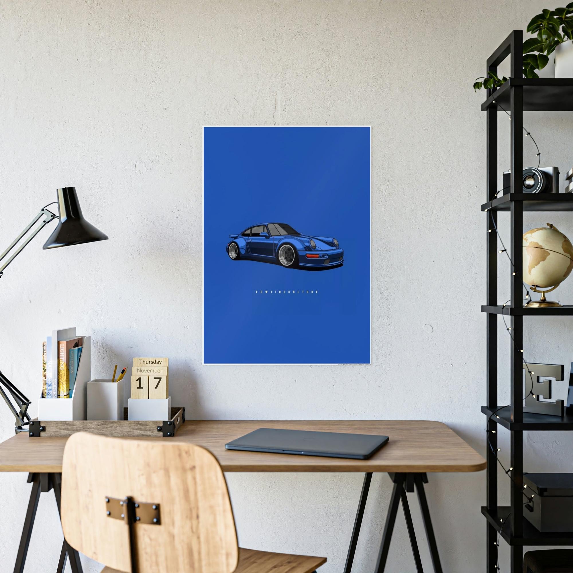 Porsche Porsche Artistry on Natural Canvas: Poster & Canvas Wall Decor for Car Enthusiasts