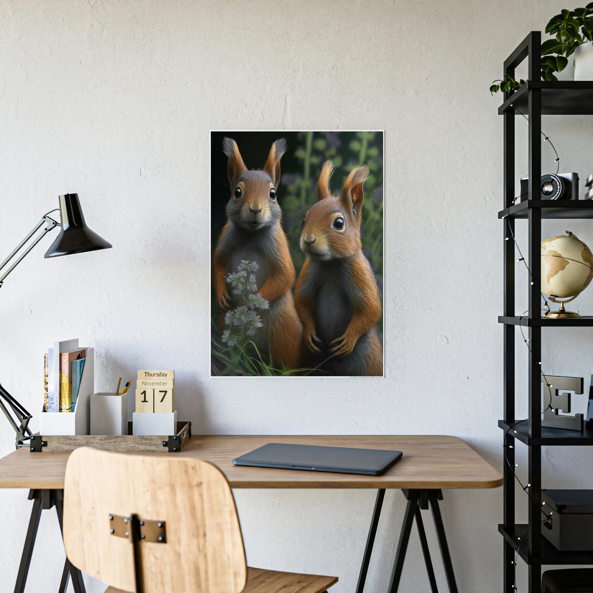 Squirrels Furry Flirtations: A Squirrel's Romance