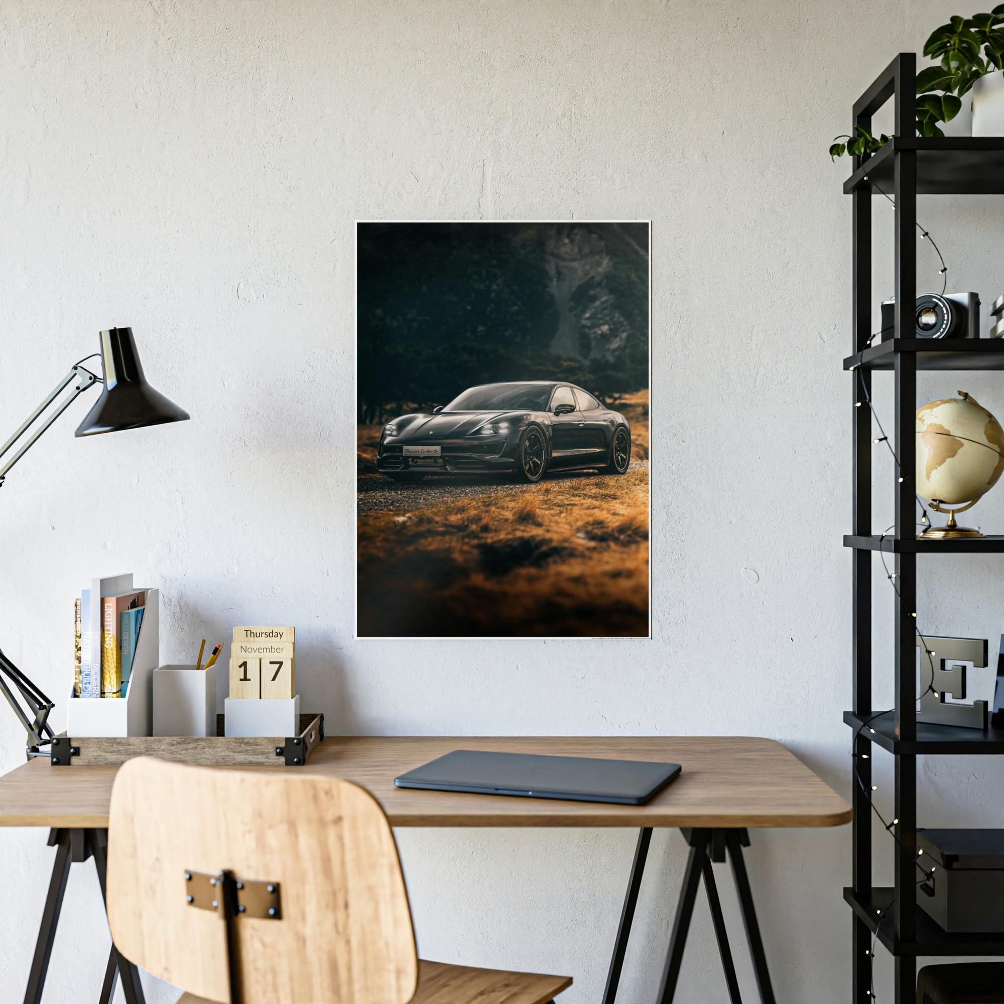 Porsche Porsche: Striking Canvas and Framed Posters of Scenic Drives with Porsches