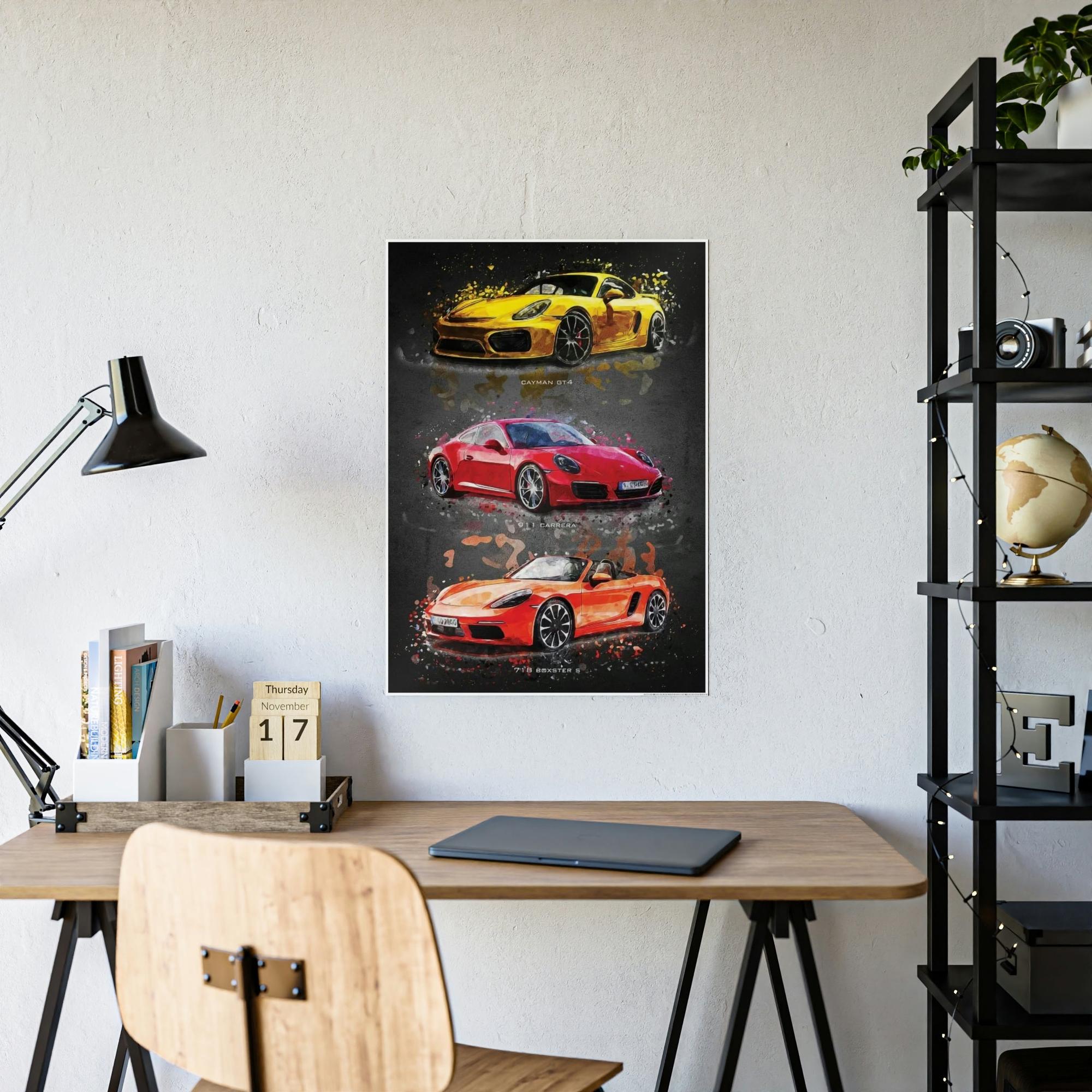 Porsche Porsche Dreams: Inspirational Wall Art on a Framed Poster & Canvas