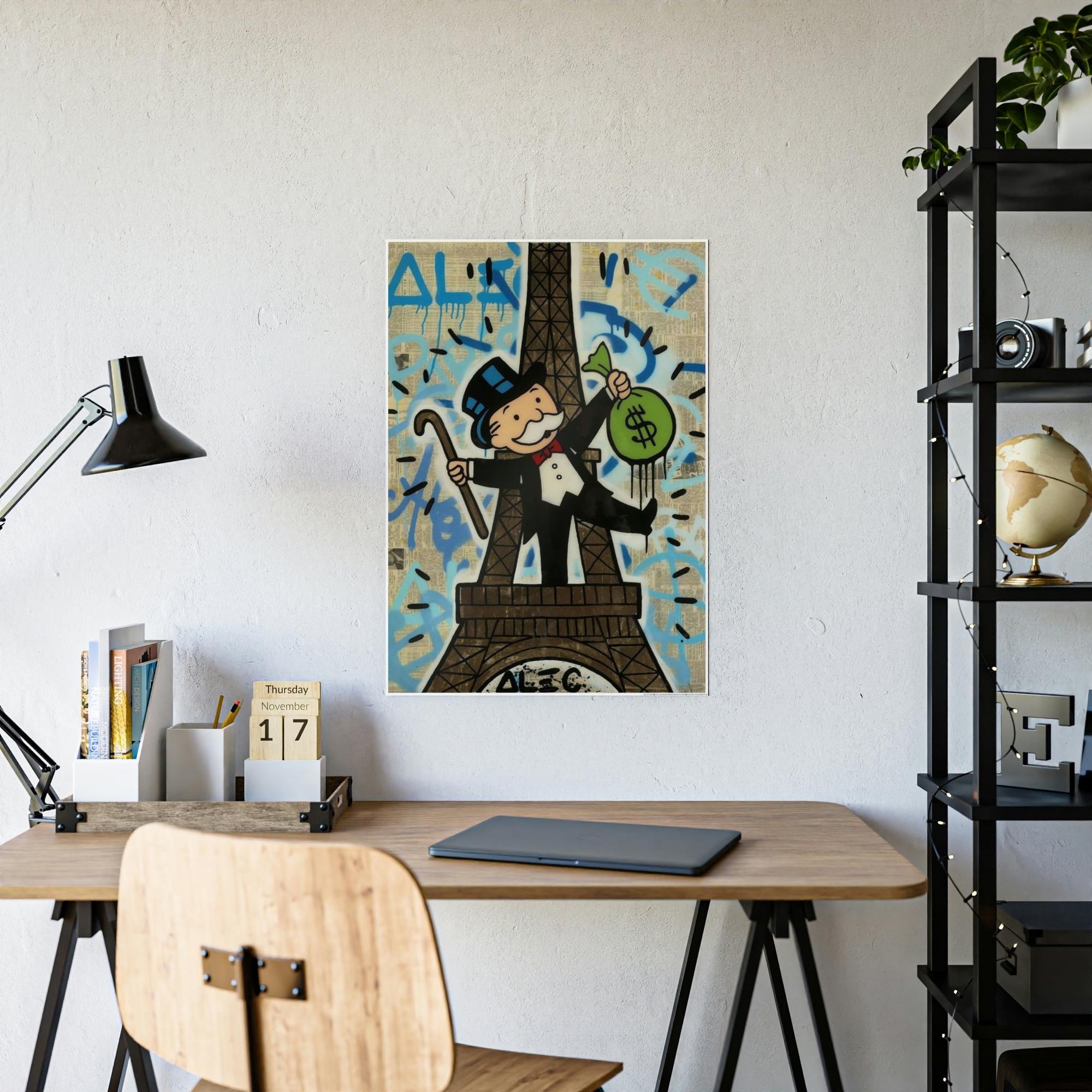 Monopoly & Motivation The Art of the Urban Landscape: Alec Monopoly's Framed Posters and Canvas Art