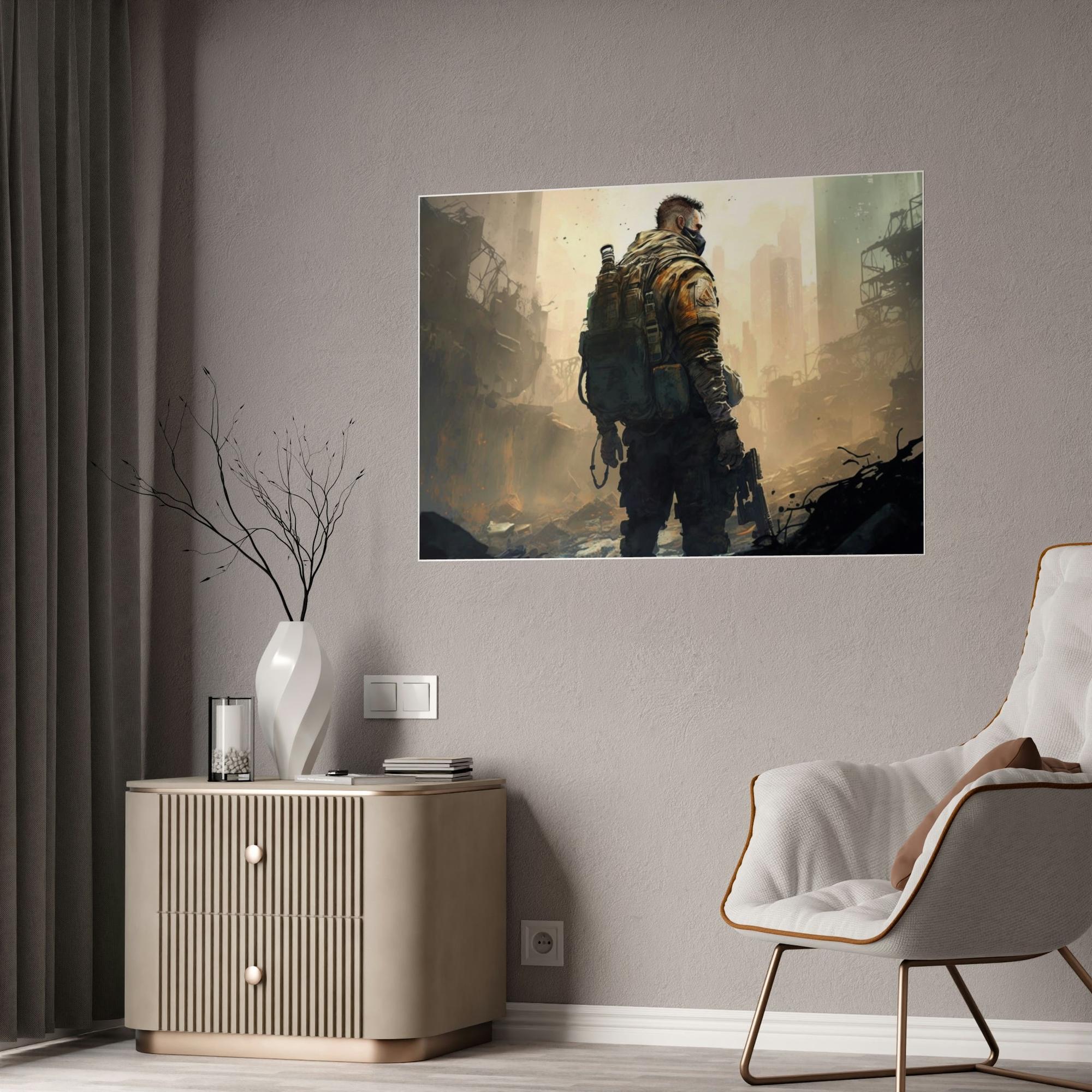 Call Of Duty Warzone Heroes: Natural Canvas and Print on Canvas Call of Duty Art