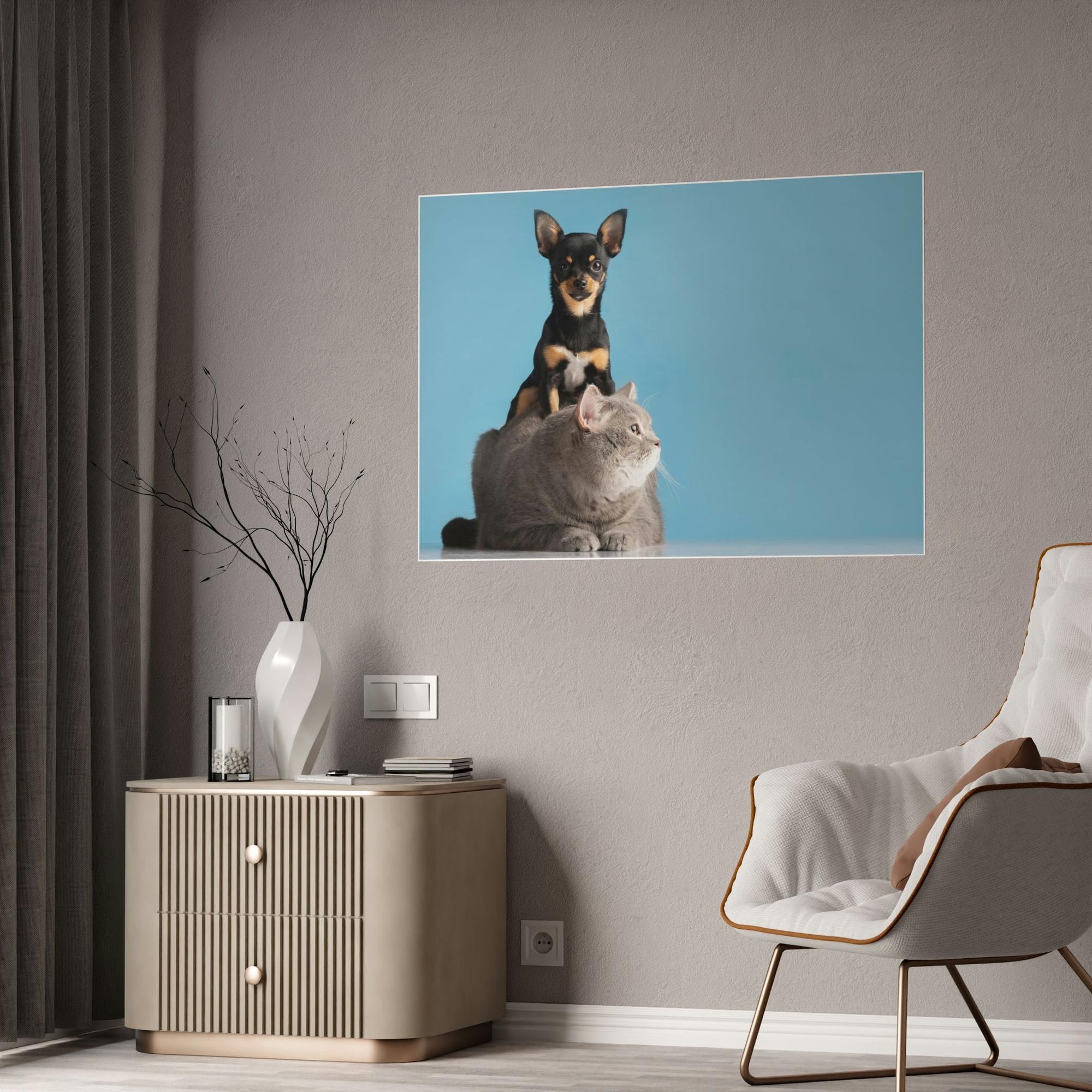 Animals Animal Kingdom: Canvas Art Featuring a Variety of Animals in a Natural Habitat