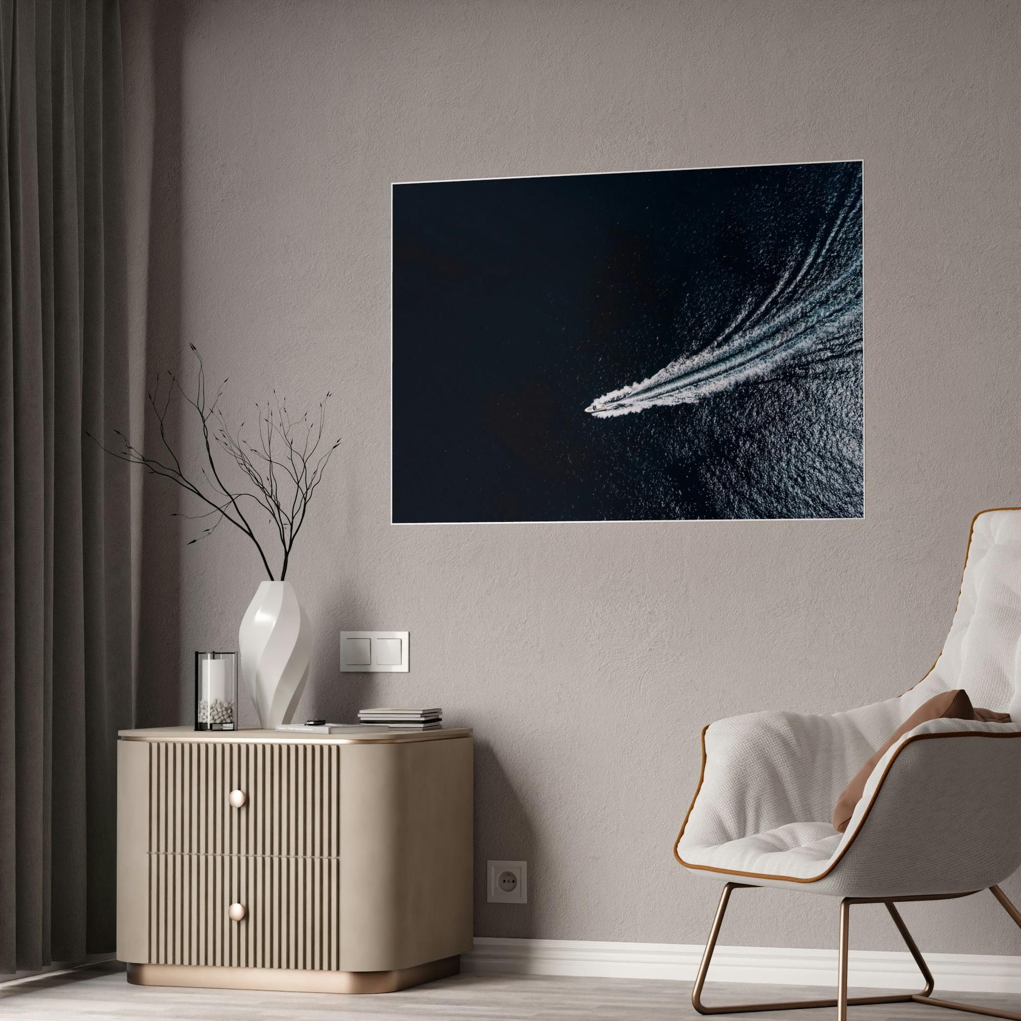 Boats Serene Seascapes: Artistic Boat Scenes on Natural Canvas