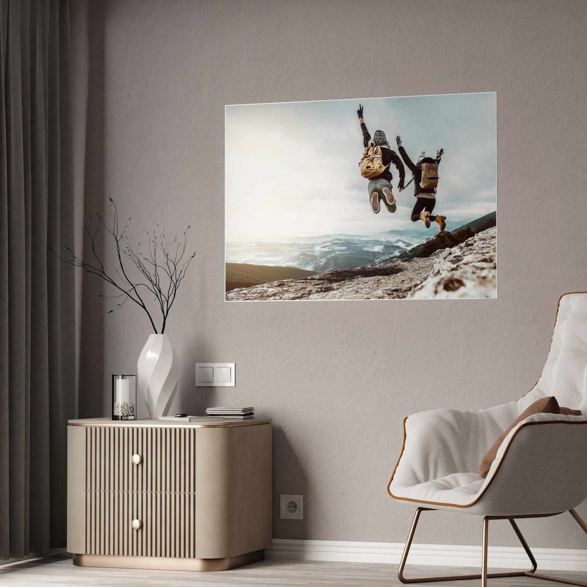 Action And Adventure The Power of Adventure in Art Form: A Vibrant Print on a Framed Poster