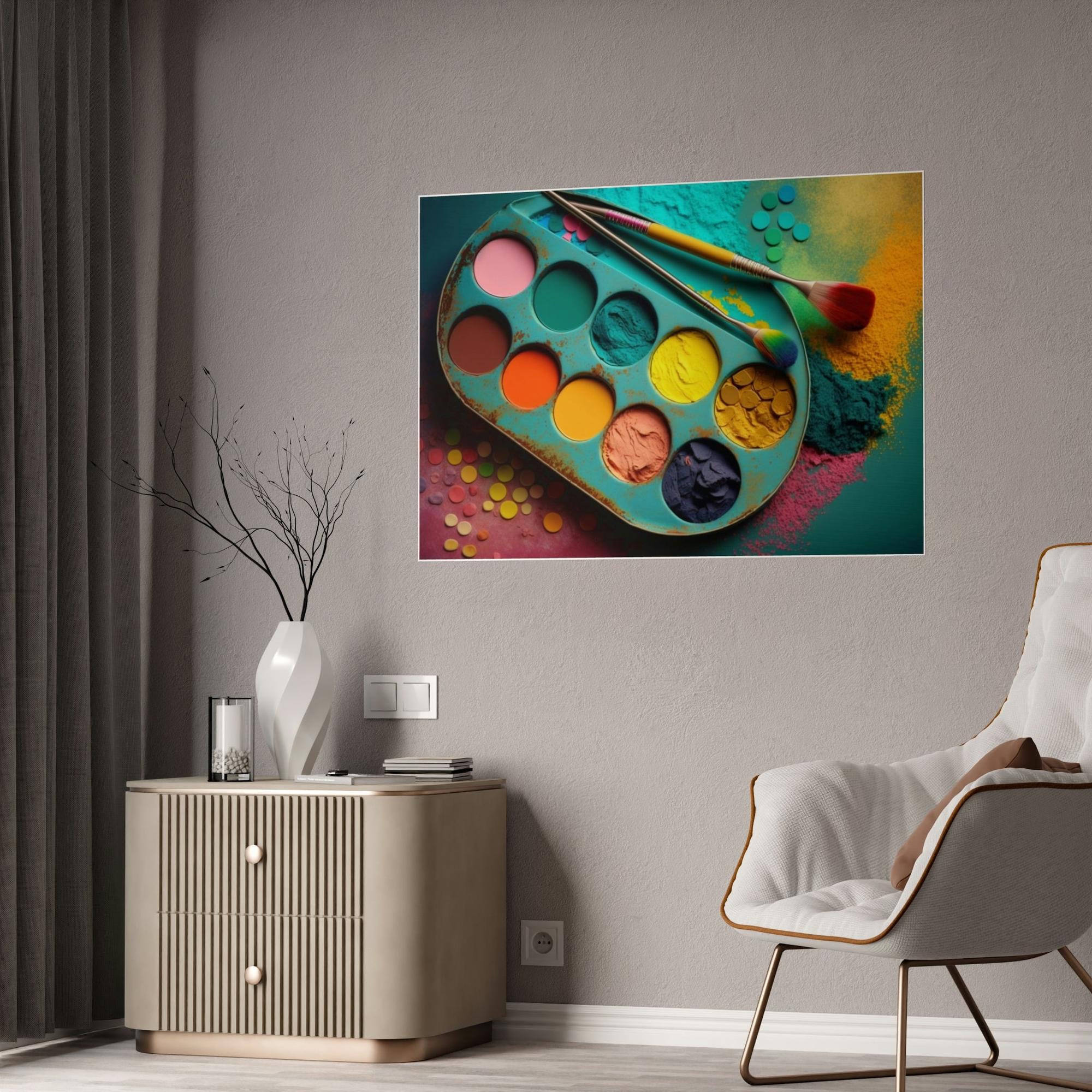 Colors Color Symphony: Framed Canvas Print to Brighten Up Any Room